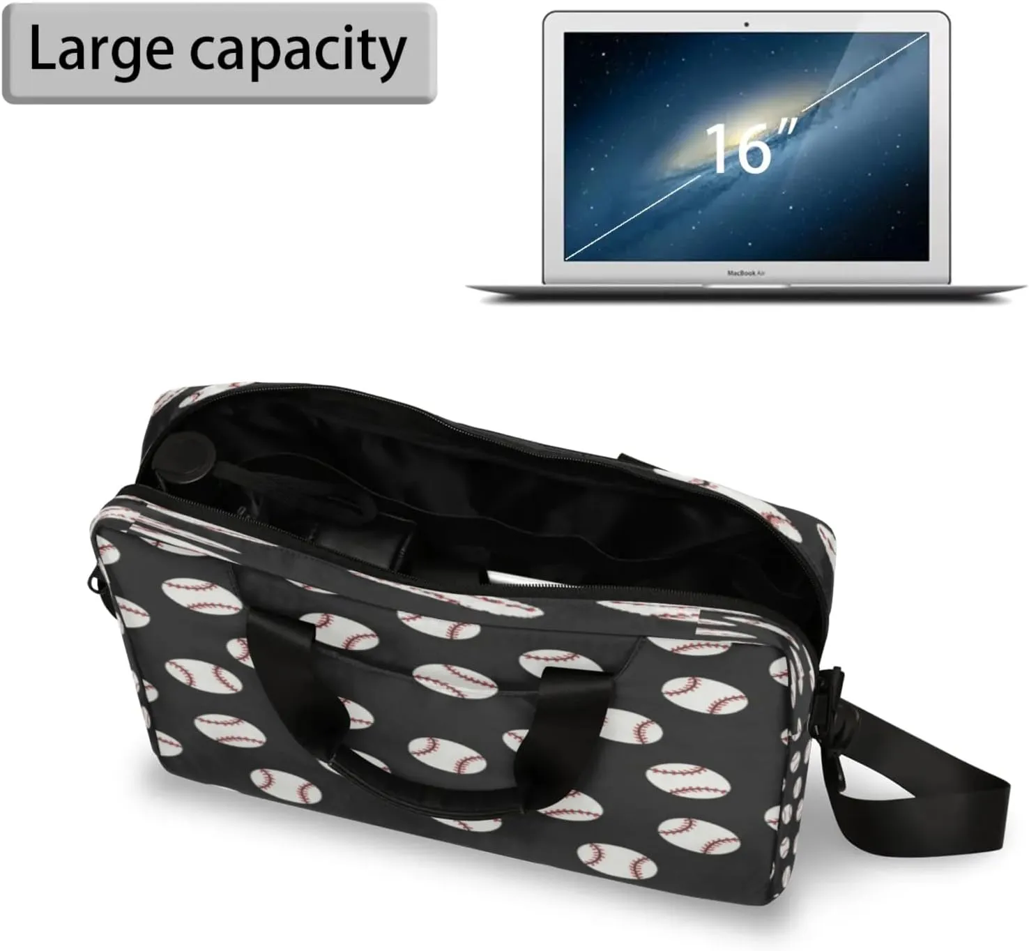 Laptop Carrying Case, Laptop and Tablet, Sleek Design, Water-Repellent Fabric, Business Casual, Casual Toploader