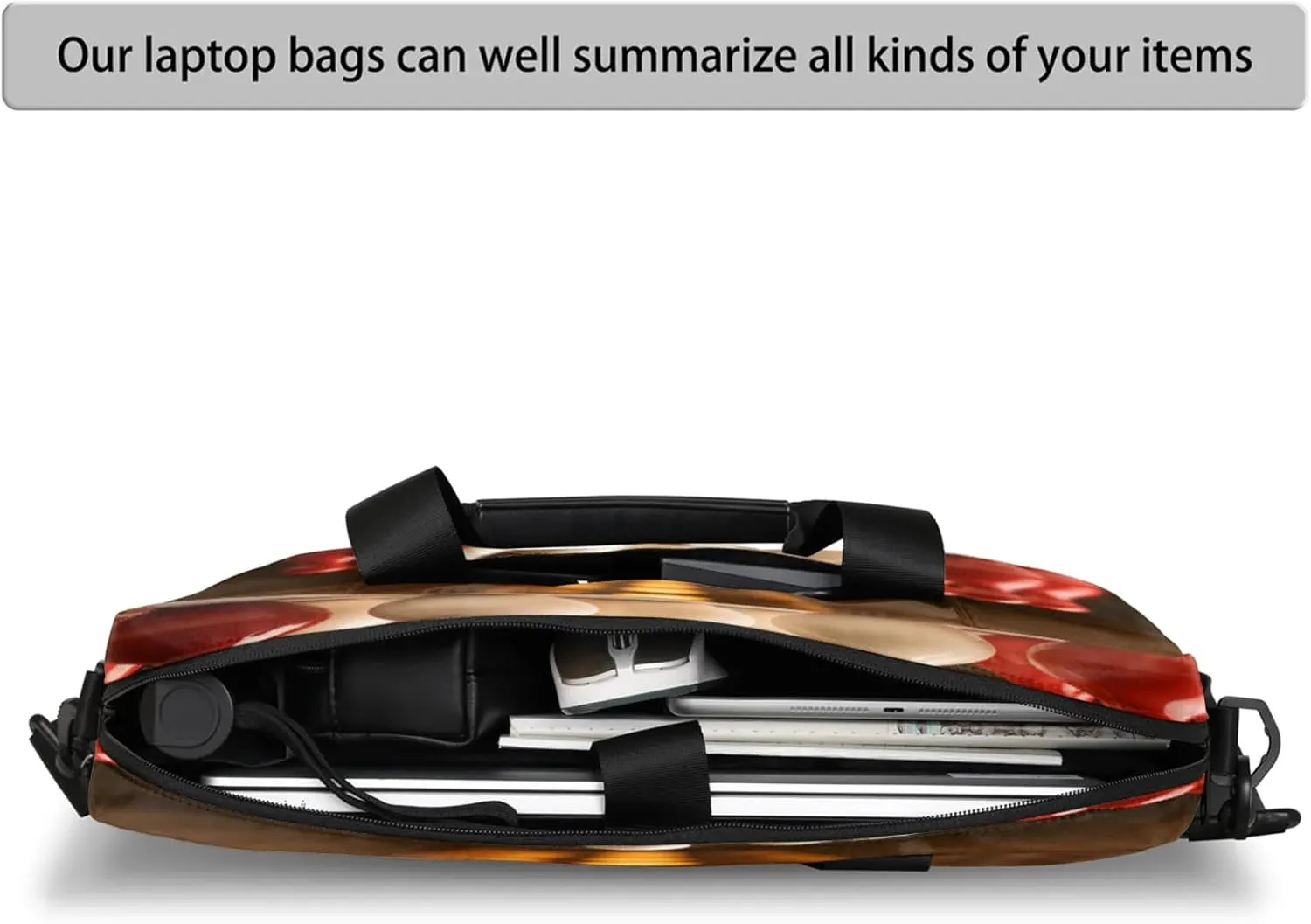 Laptop Carrying Case, Laptop and Tablet, Sleek Design, Water-Repellent Fabric, Business Casual, Casual Toploader