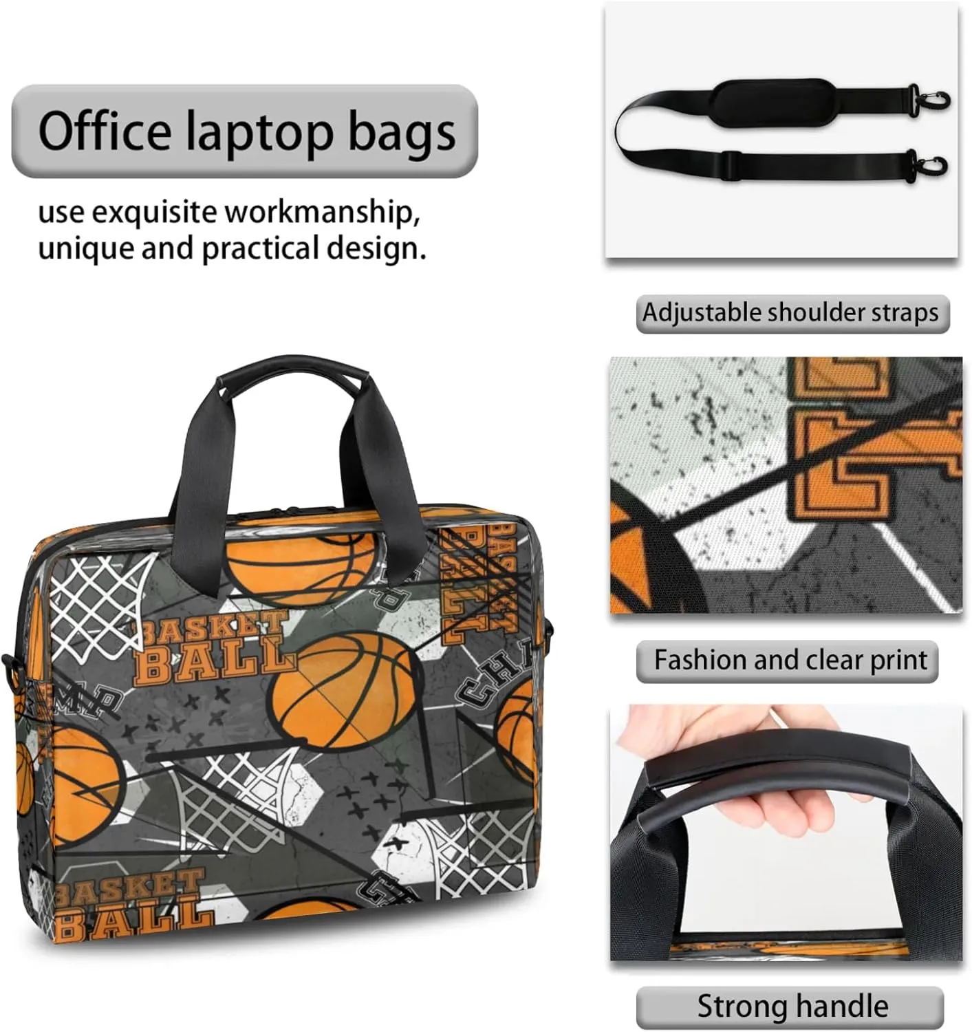 Laptop Carrying Case, Laptop and Tablet, Sleek Design, Water-Repellent Fabric, Business Casual, Casual Toploader