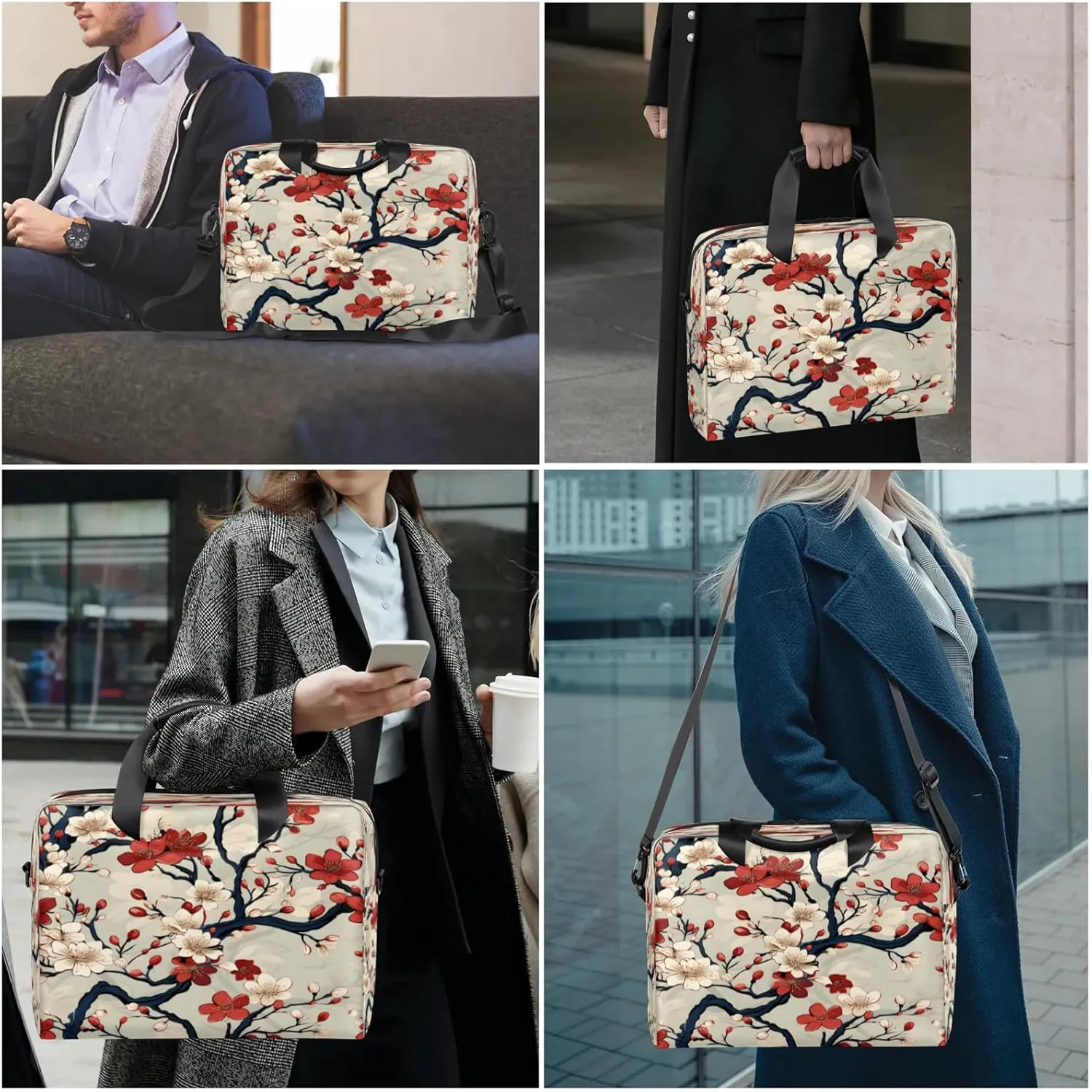 Laptop Carrying Case, Laptop and Tablet, Sleek Design, Water-Repellent Fabric, Business Casual, Casual Toploader