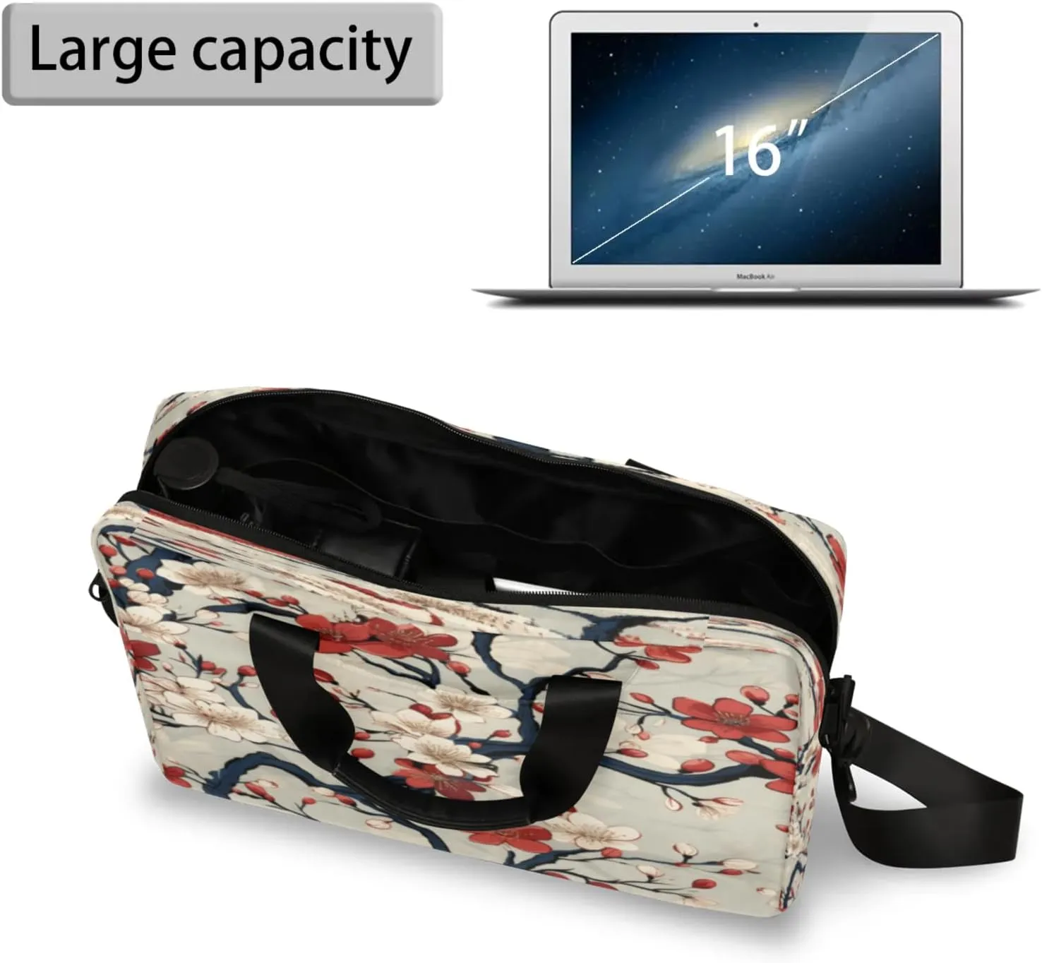 Laptop Carrying Case, Laptop and Tablet, Sleek Design, Water-Repellent Fabric, Business Casual, Casual Toploader