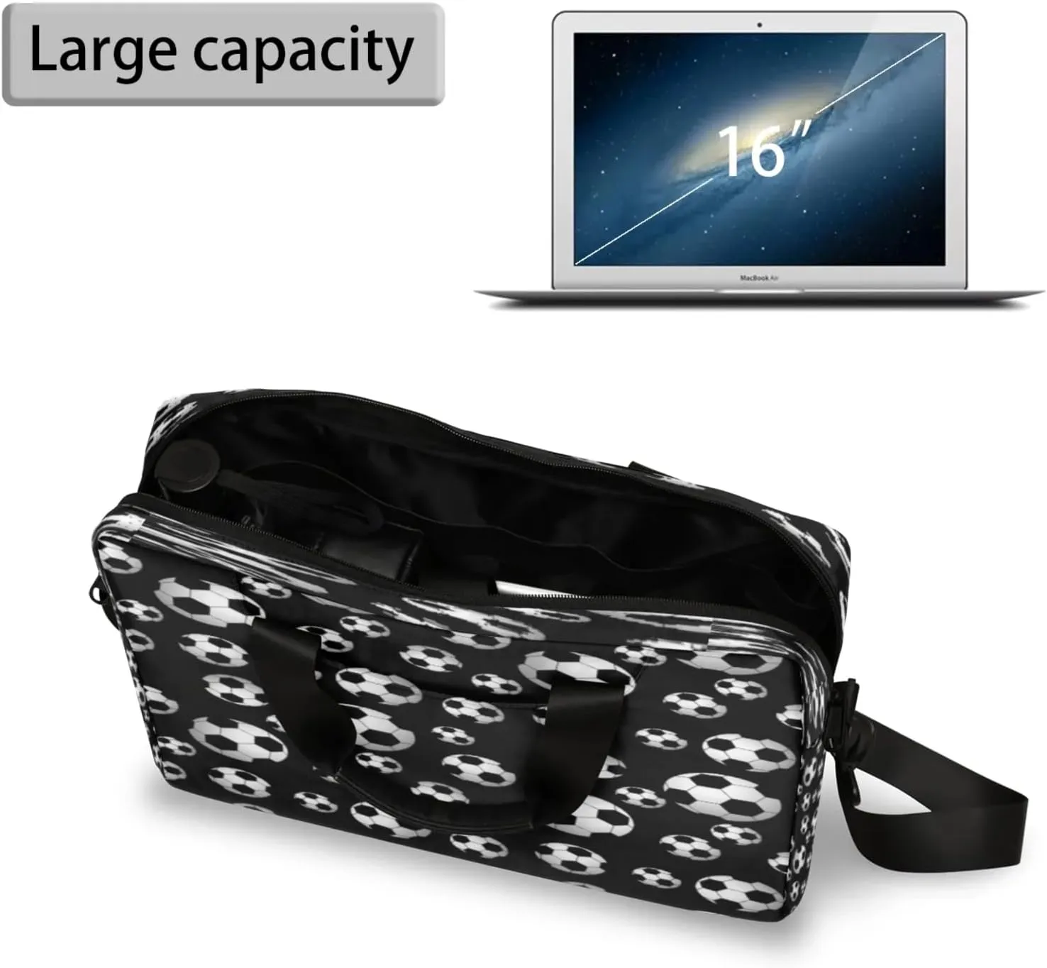 Laptop Carrying Case, Laptop and Tablet, Sleek Design, Water-Repellent Fabric, Business Casual, Casual Toploader