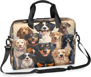 Laptop Carrying Case, Laptop and Tablet, Sleek Design, Water-Repellent Fabric, Business Casual, Casual Toploader