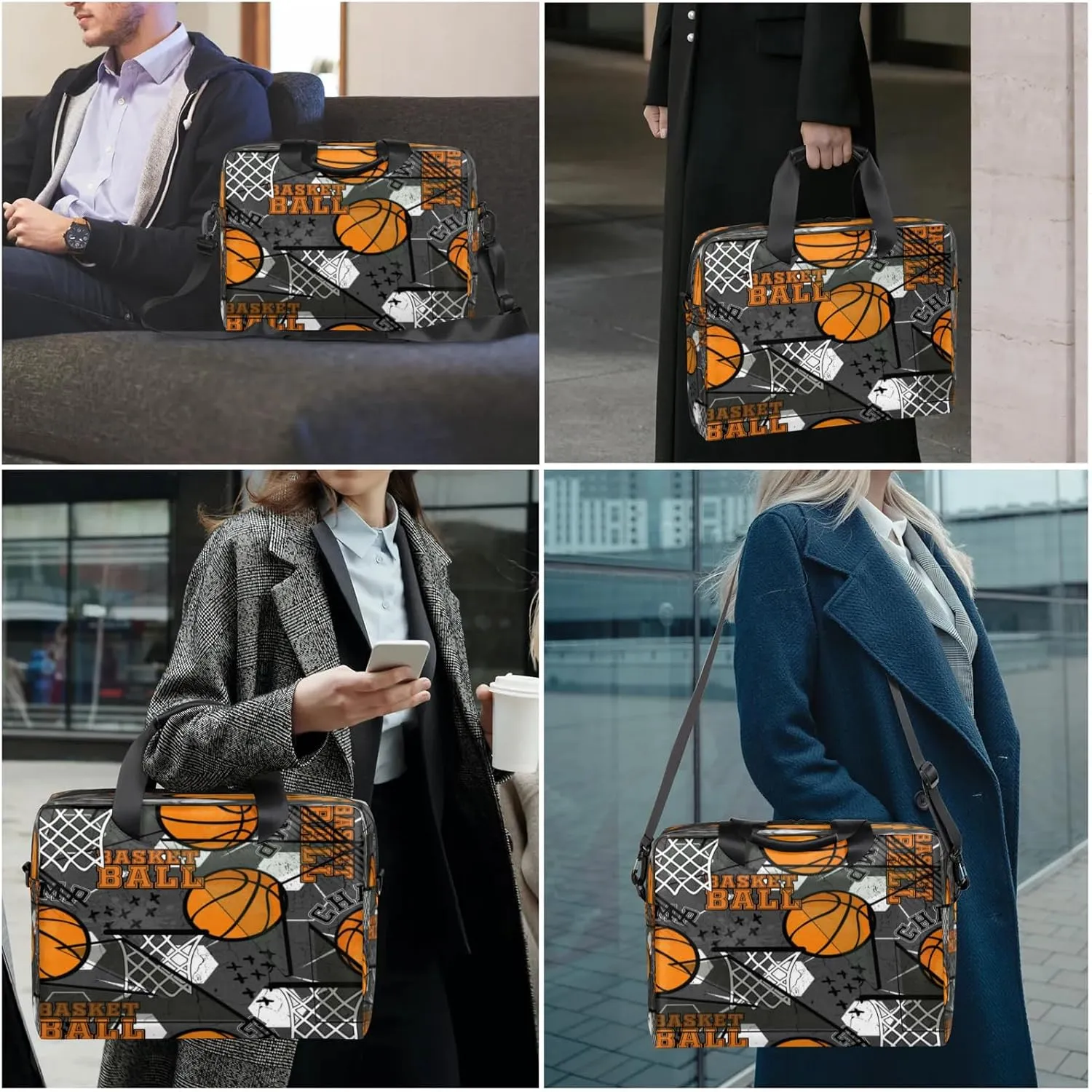 Laptop Carrying Case, Laptop and Tablet, Sleek Design, Water-Repellent Fabric, Business Casual, Casual Toploader