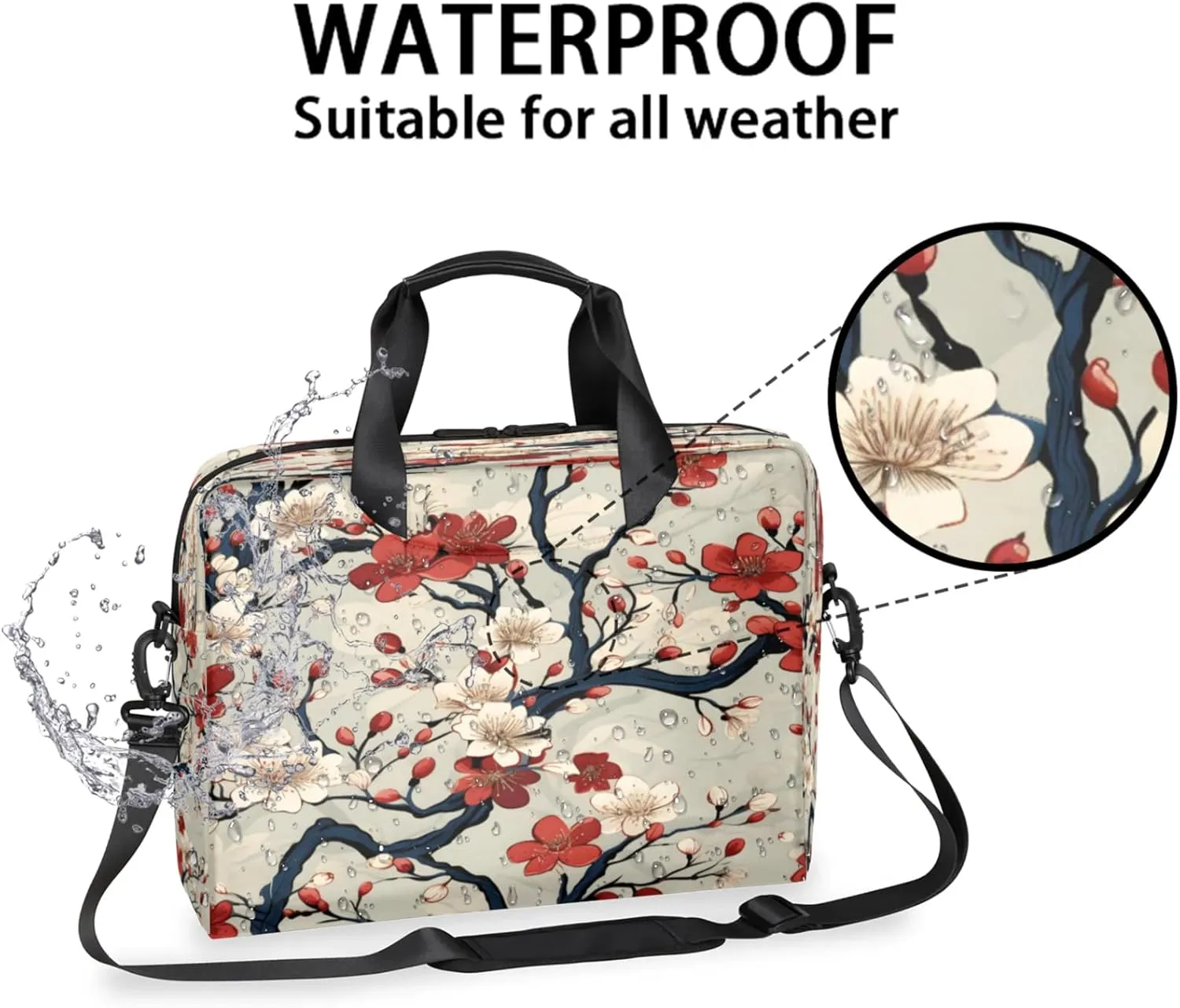 Laptop Carrying Case, Laptop and Tablet, Sleek Design, Water-Repellent Fabric, Business Casual, Casual Toploader