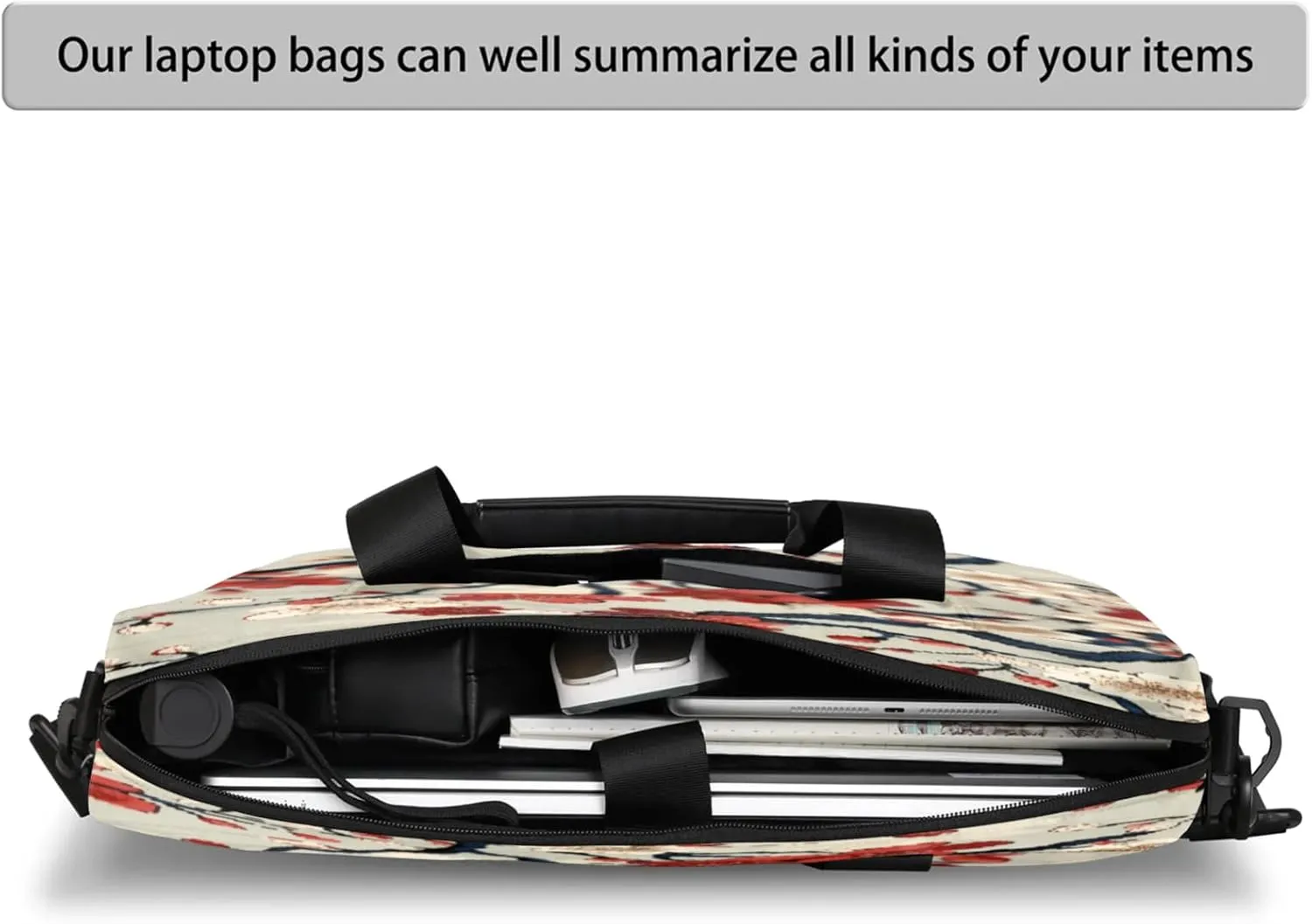 Laptop Carrying Case, Laptop and Tablet, Sleek Design, Water-Repellent Fabric, Business Casual, Casual Toploader
