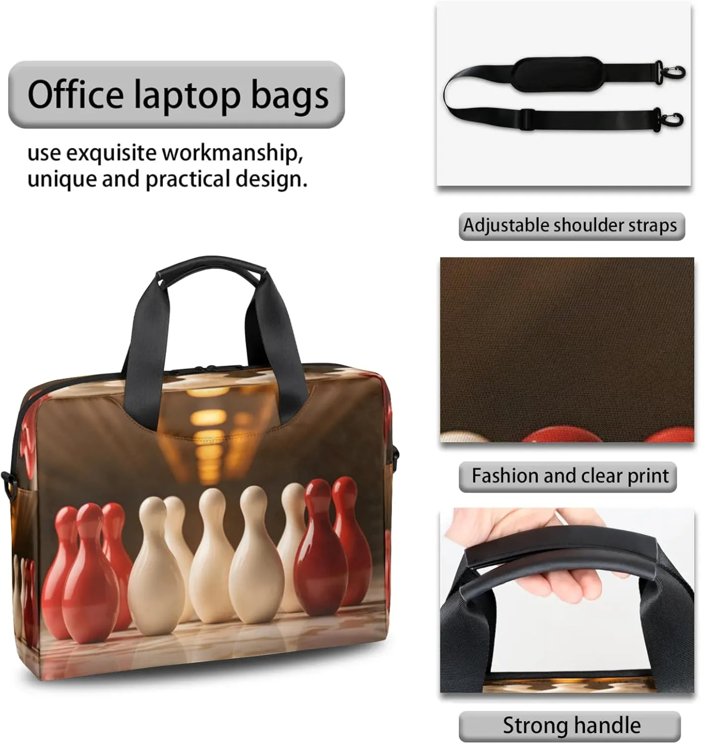 Laptop Carrying Case, Laptop and Tablet, Sleek Design, Water-Repellent Fabric, Business Casual, Casual Toploader