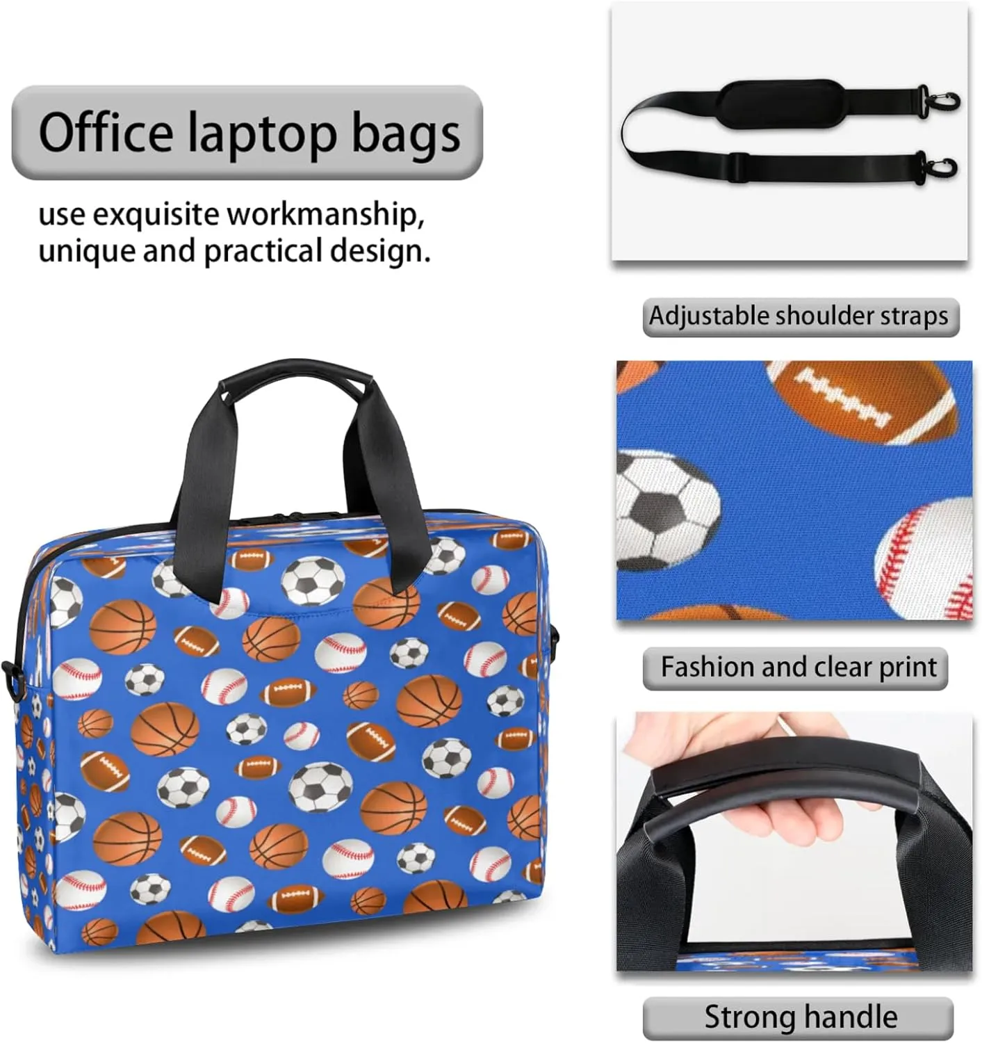Laptop Carrying Case, Laptop and Tablet, Sleek Design, Water-Repellent Fabric, Business Casual, Casual Toploader