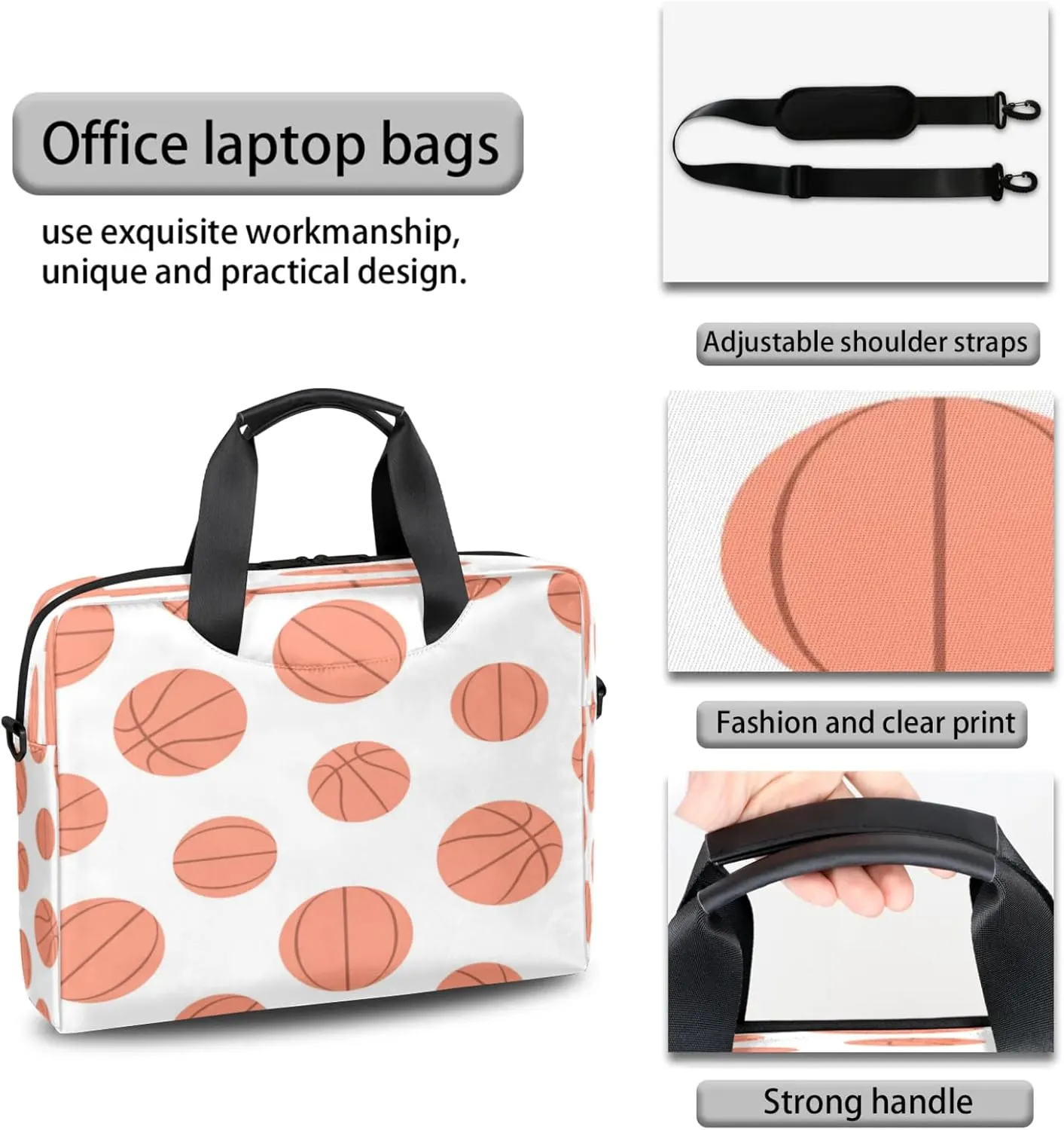 Laptop Carrying Case, Laptop and Tablet, Sleek Design, Water-Repellent Fabric, Business Casual, Casual Toploader