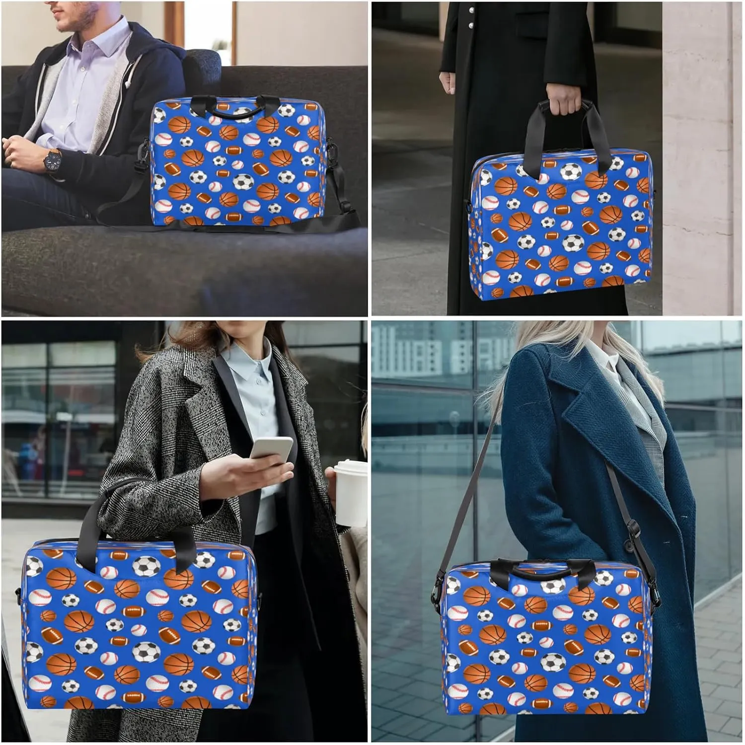Laptop Carrying Case, Laptop and Tablet, Sleek Design, Water-Repellent Fabric, Business Casual, Casual Toploader