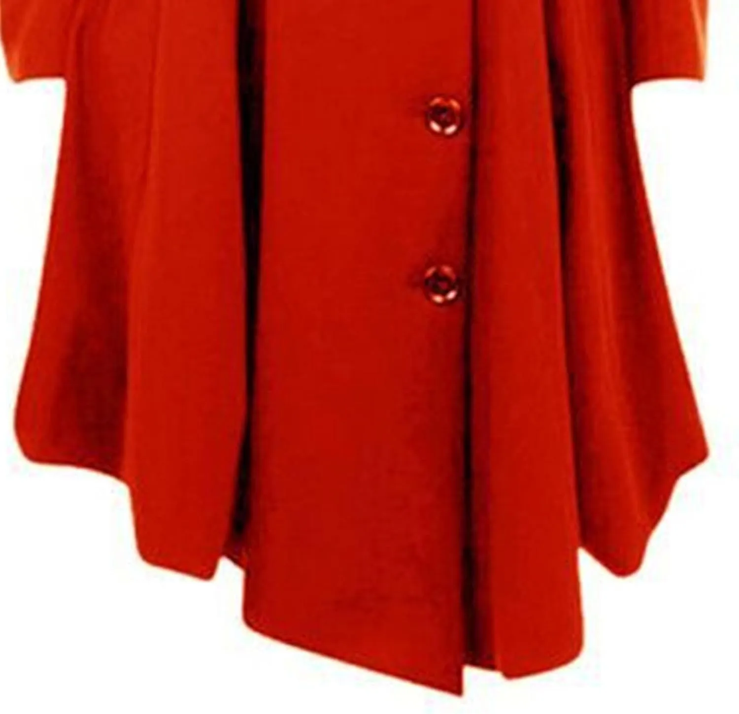 Maiyifu-GJ Womens Single Breasted Hooded Trench Coat Long Sleeve Wool Blend Dress Coats Fall Winter Mid Long Overcoat
