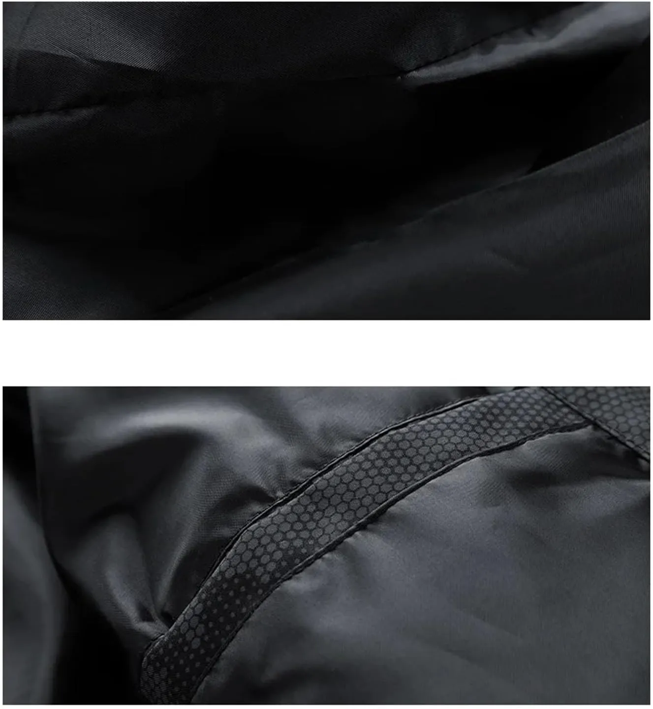 Men Hooded Stand Collar Solid Printing Cotton-Padded Thick Warm Casual Parka Coat