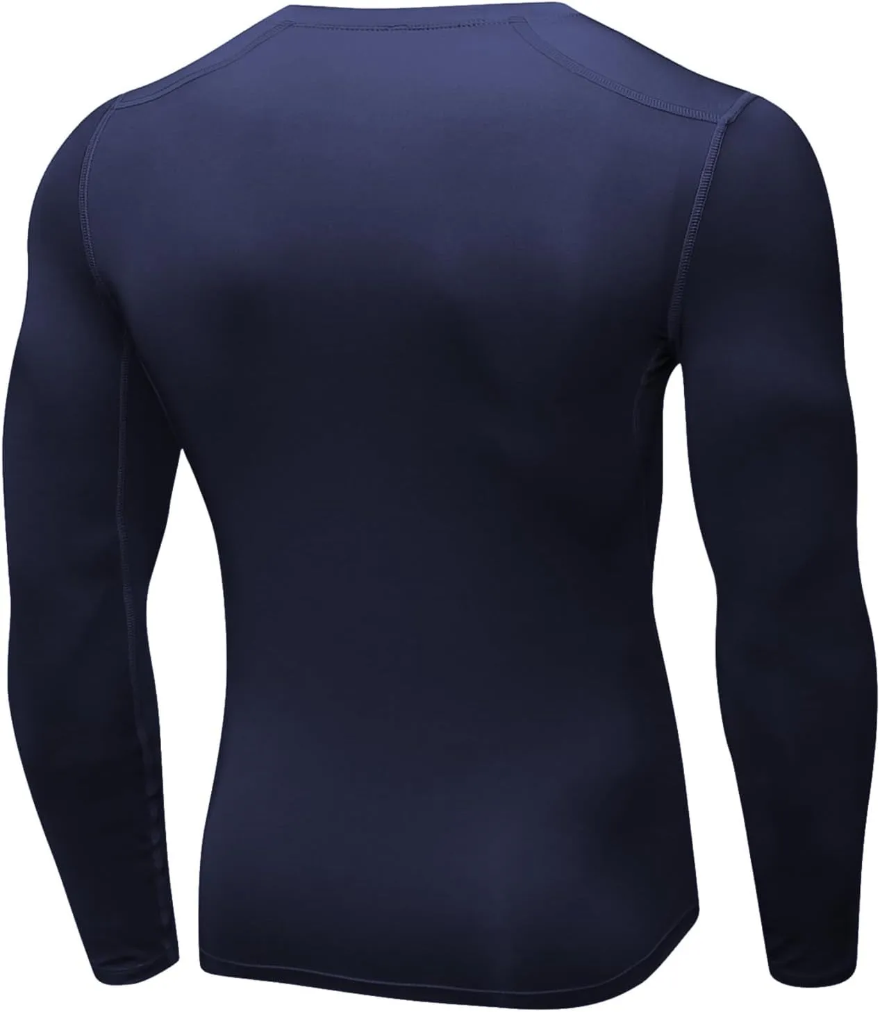 Men's Compression Shirts Long Sleeve Athletic T-Shirts Workout Running Tops Quick Dry Baselayer Undershirts for Football
