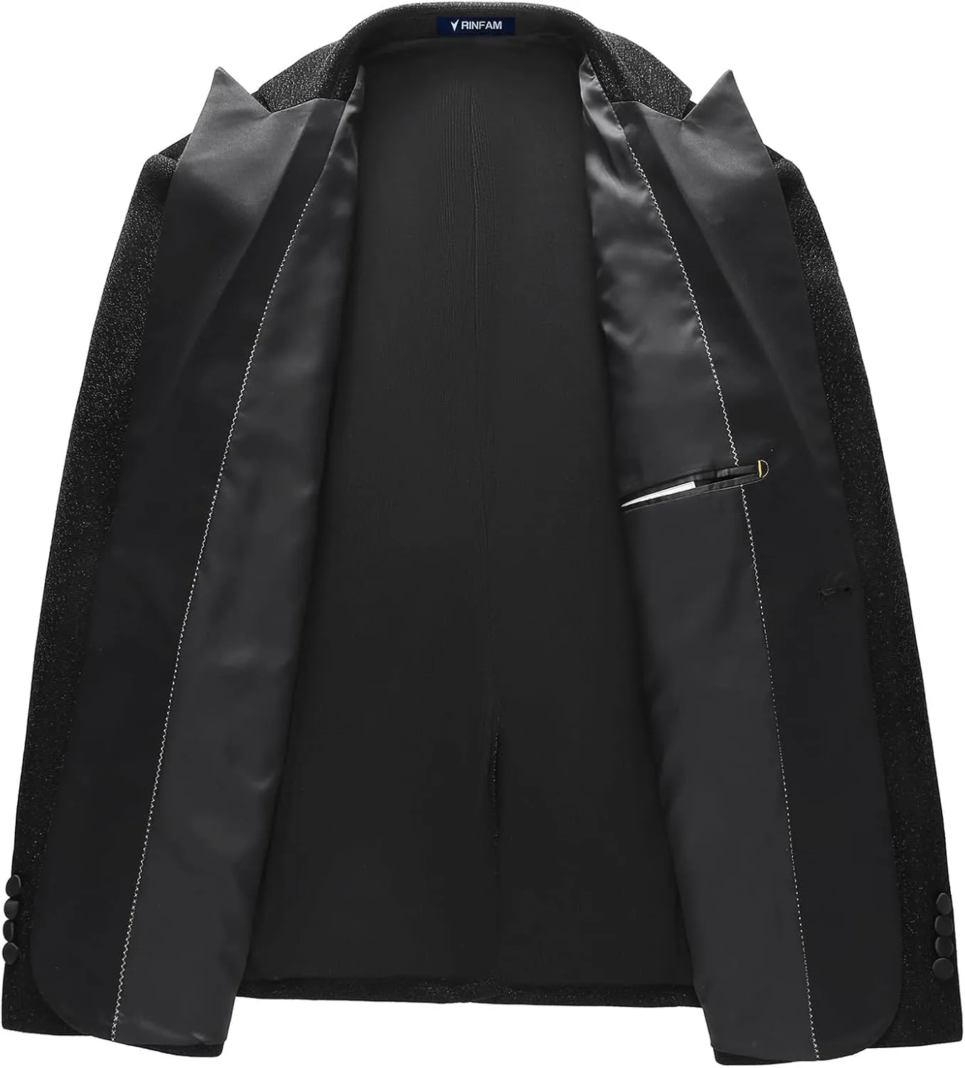 Mens Tuxedo Suits Slim Fit Party Blazer for Men Shiny Dress Coat Jackets Classic Regular Fit 2 Piece Suits Set