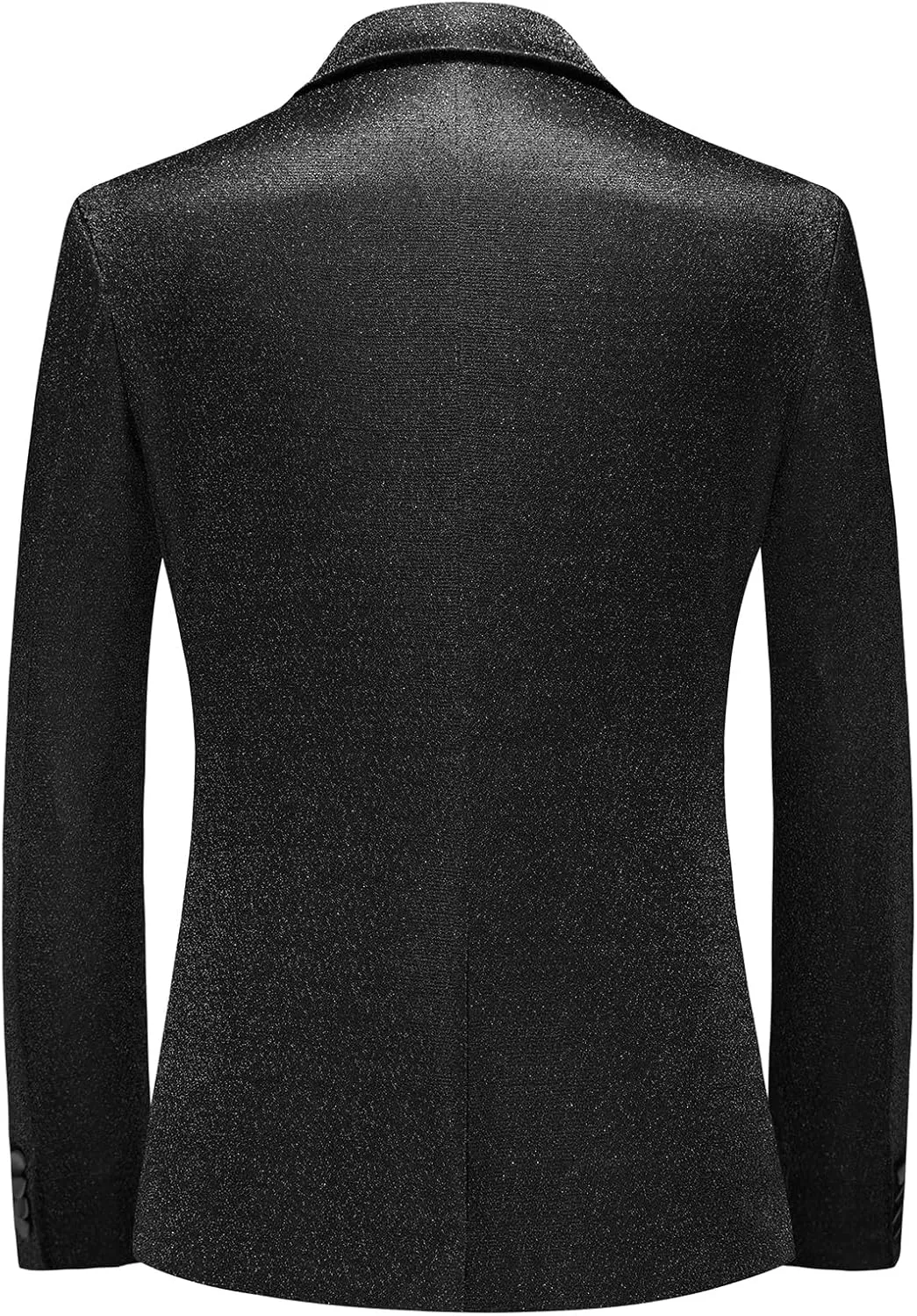 Mens Tuxedo Suits Slim Fit Party Blazer for Men Shiny Dress Coat Jackets Classic Regular Fit 2 Piece Suits Set