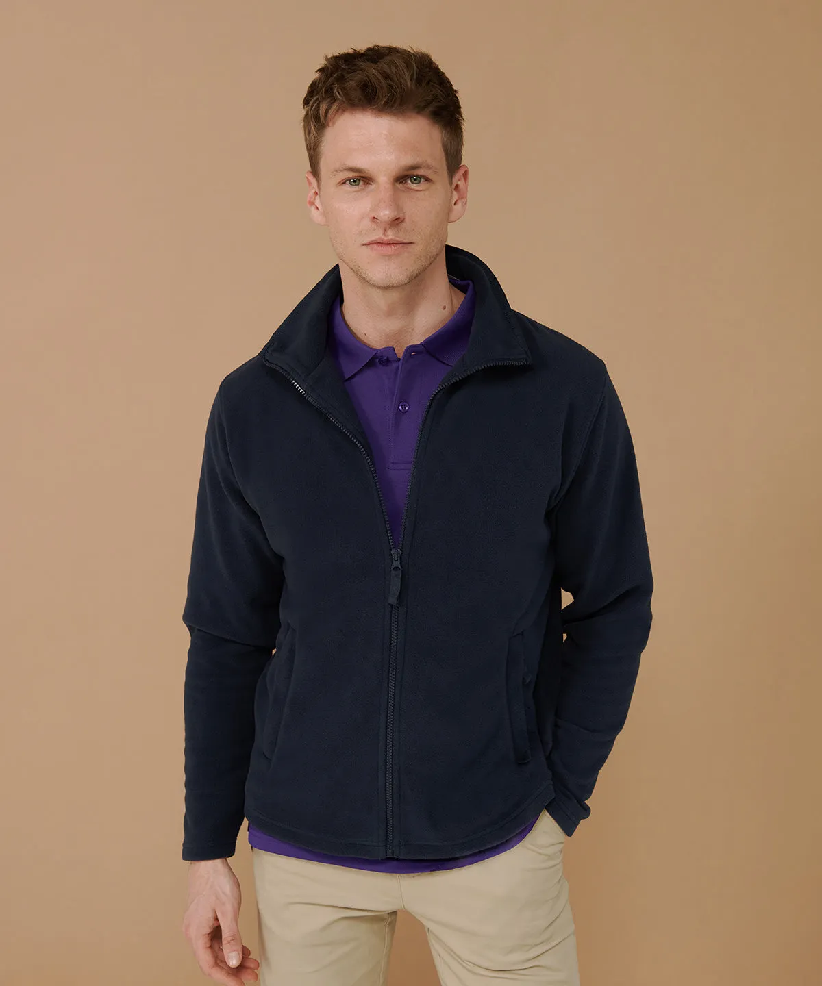 Microfleece jacket | Charcoal Marl (Marl effect