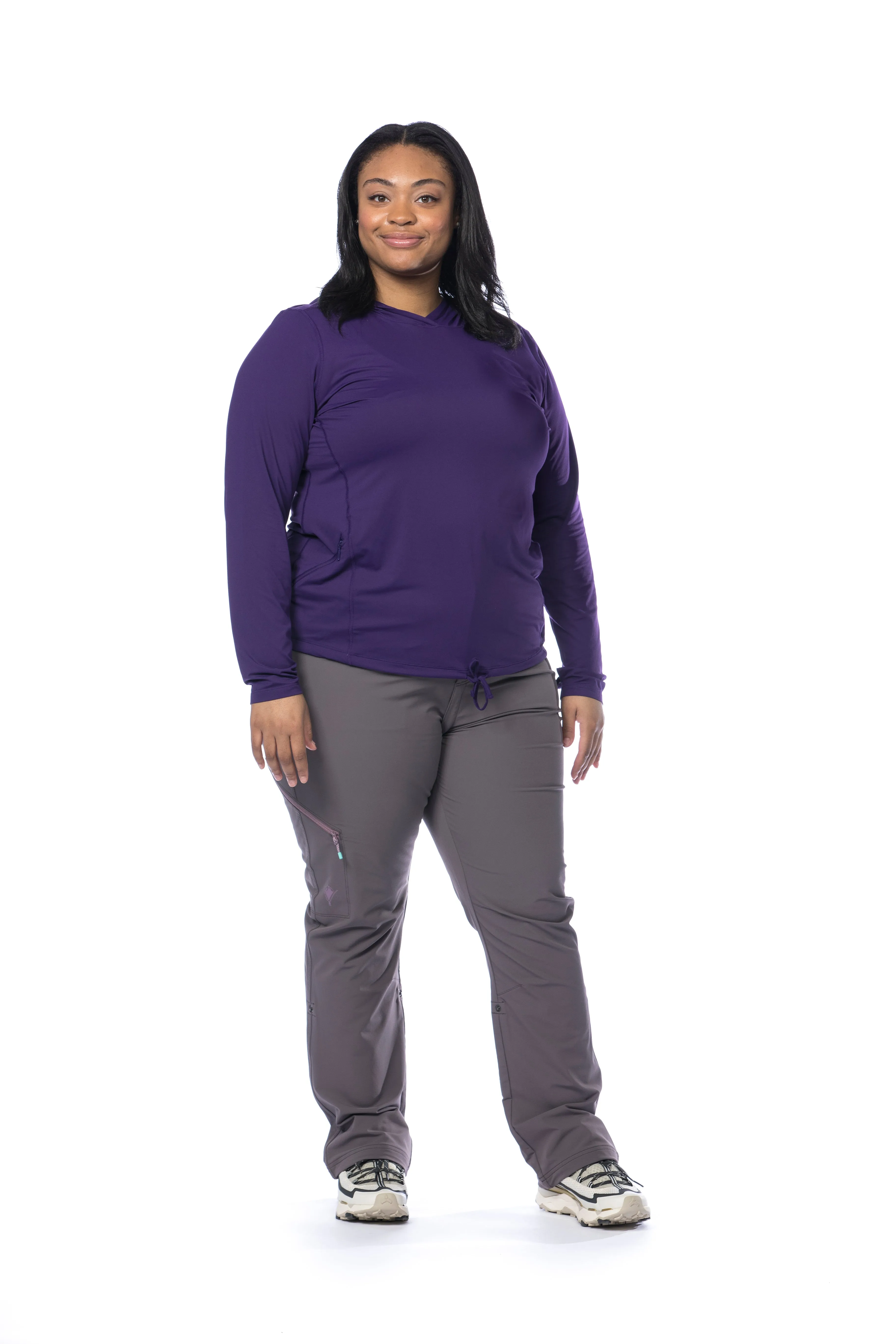 Mountain Hardwear Crater Lake Plus Size LS Hoody | Zodiac