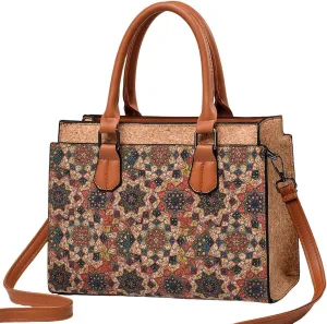 Natural cork Large capacity shoulder bag handbag crossbody