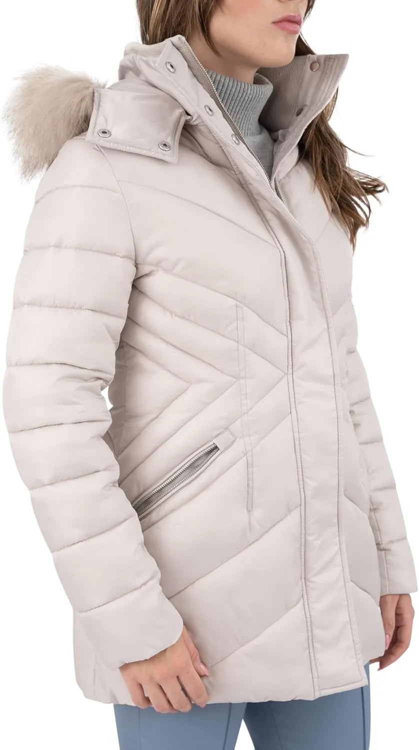 Nine West Women's Faux Down Coat