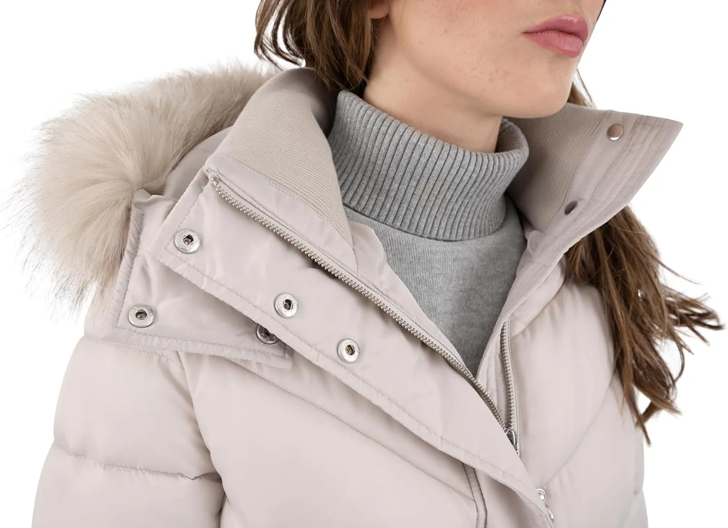Nine West Women's Faux Down Coat
