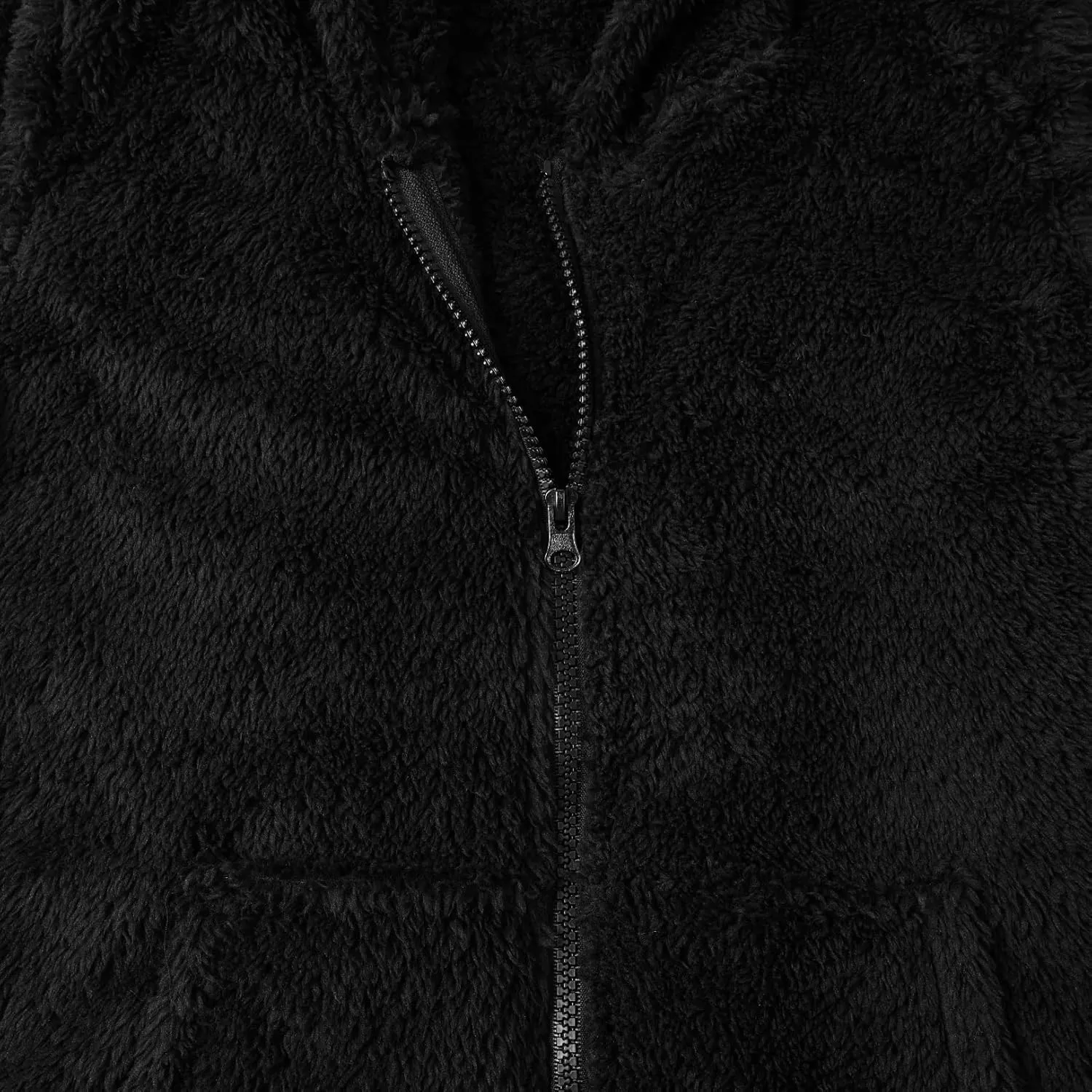 QPANCY Girls Fuzzy Sherpa Coat Full Zip Hoodie Fleece Jacket with Pockets Fall Winter Outwear