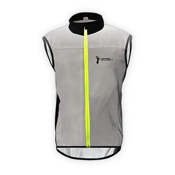 ReflecToes Deluxe Reflective Vest for Running, Walking and Cycling 4 Pockets