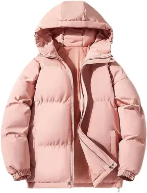 REHJJDFD Men's Warm Jacket Cotton Padded Jacket Casual Sports Jacket Men's Hooded Warm Thick Parkas Stand Collar Zipper Coats