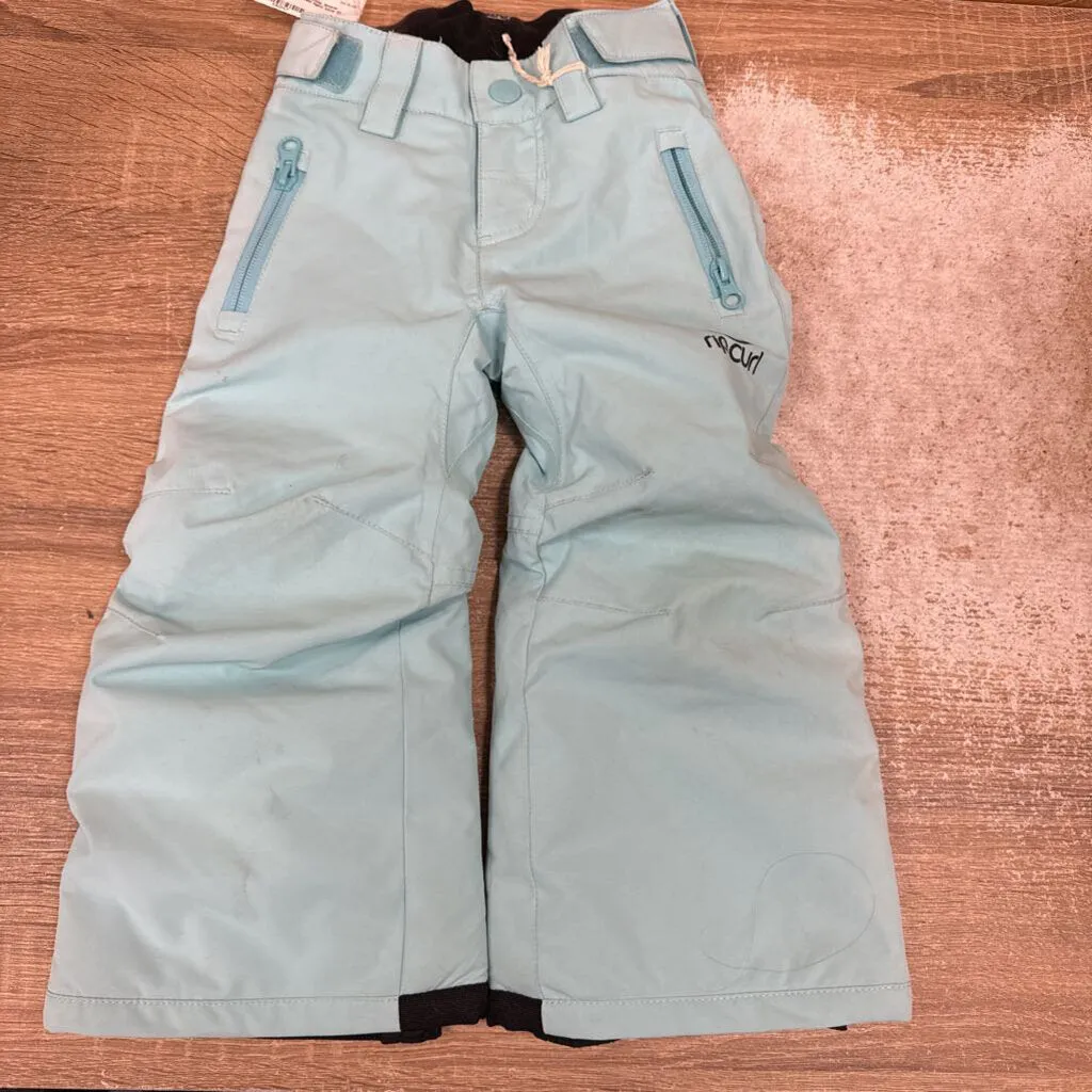 Rip Curl Kids Snow Pants: light blue-children-2t