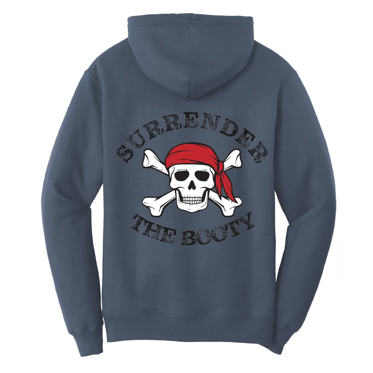 Saltwater Born Surrender The Booty Cotton Hoodie