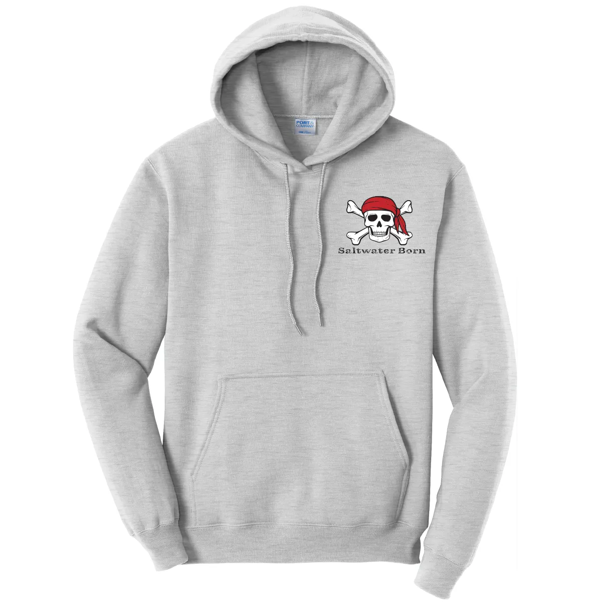 Saltwater Born Surrender The Booty Cotton Hoodie