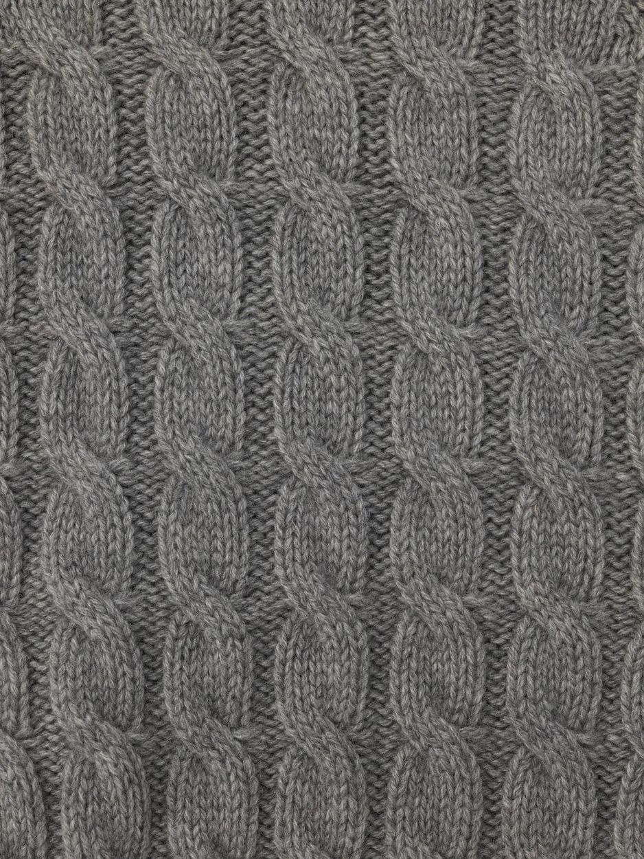 Snow Goose Sweater- Graphite Melange