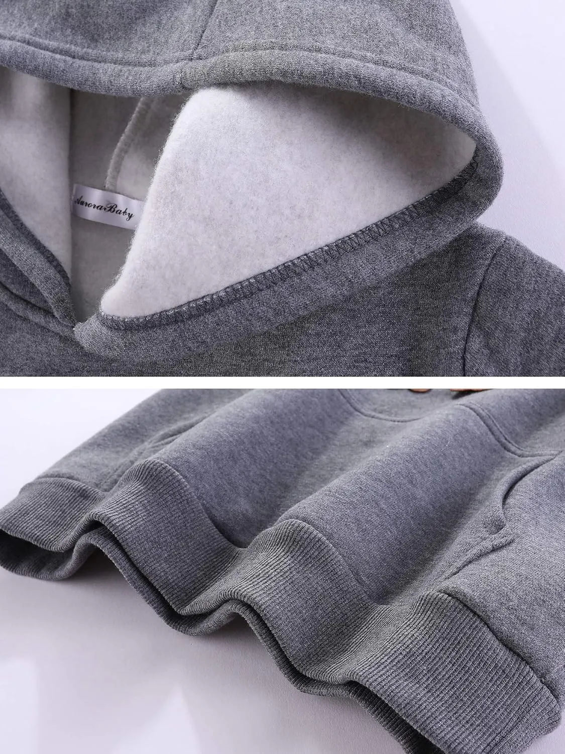 Sweatshirts for Girls Kids Hoodies Hooded Pullover Fuzzy Cute Owl
