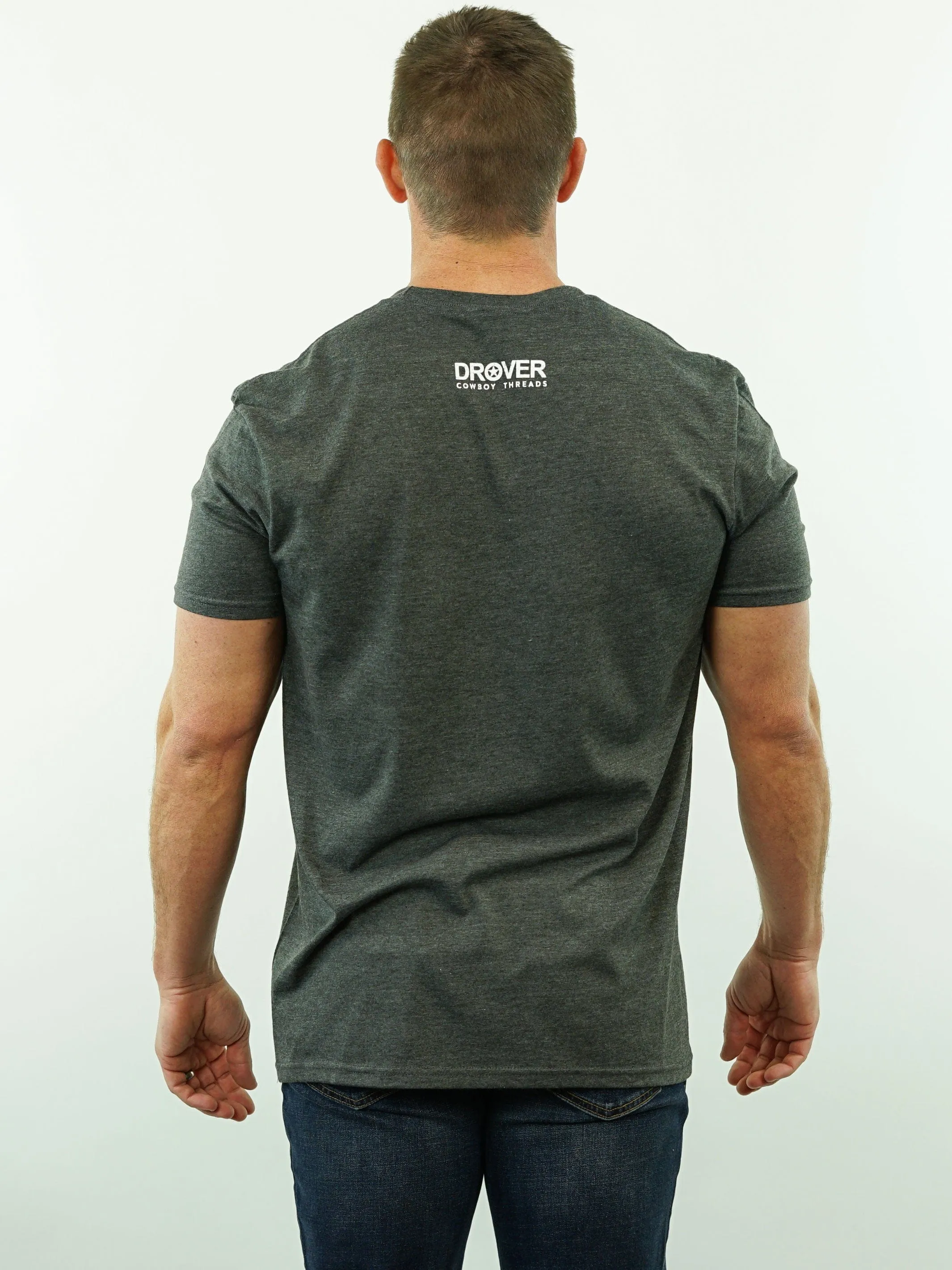 T-Shirt - Drover Cowboy Threads - Graphite Heather