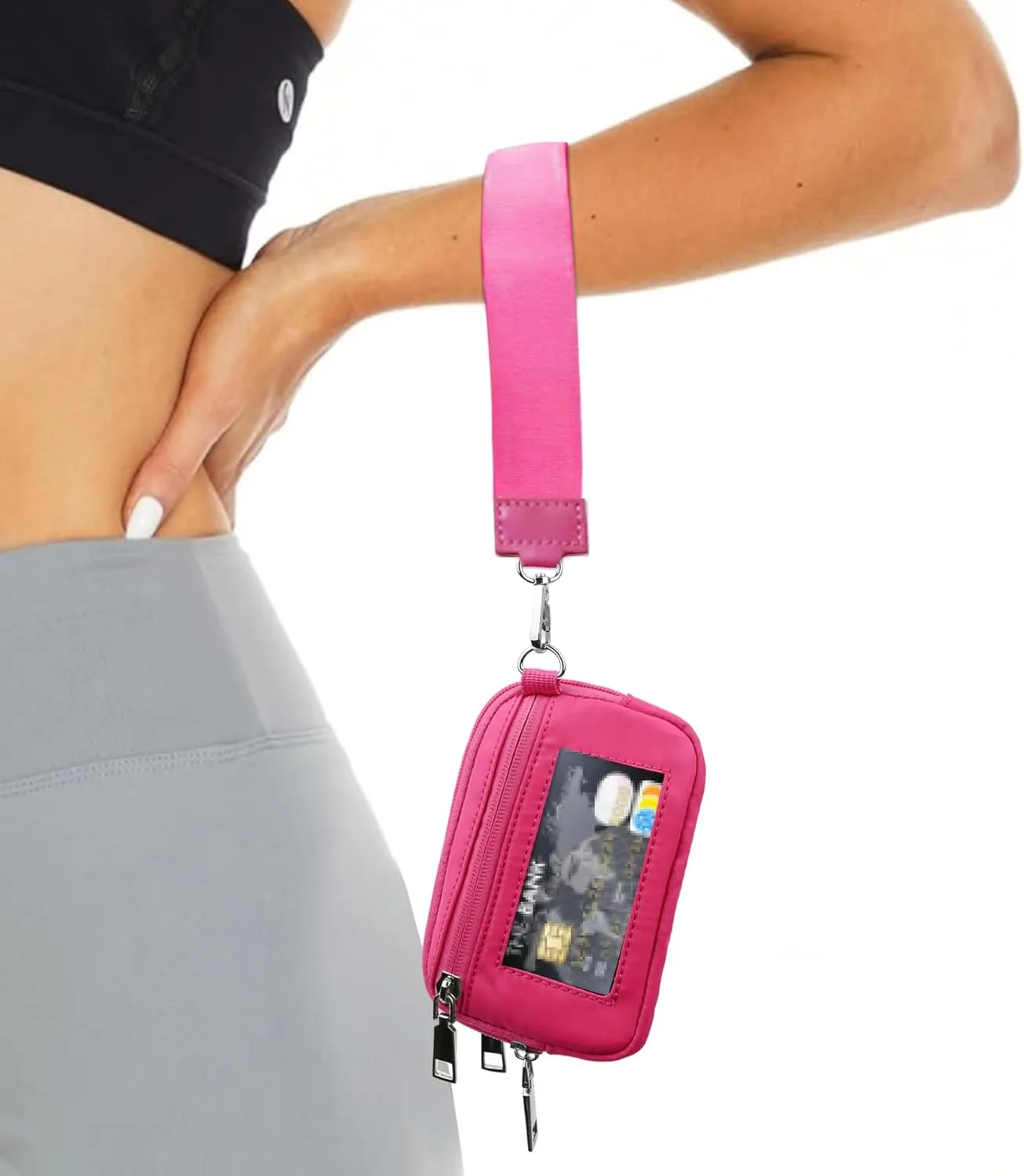 The Iris' Pouch Wallet,Iris' Wallet 2nd Gen,The Iris Pouch Wristlet Rainbow Wallet, Women's Waterproof Nylon Keychain Wallet (A4)