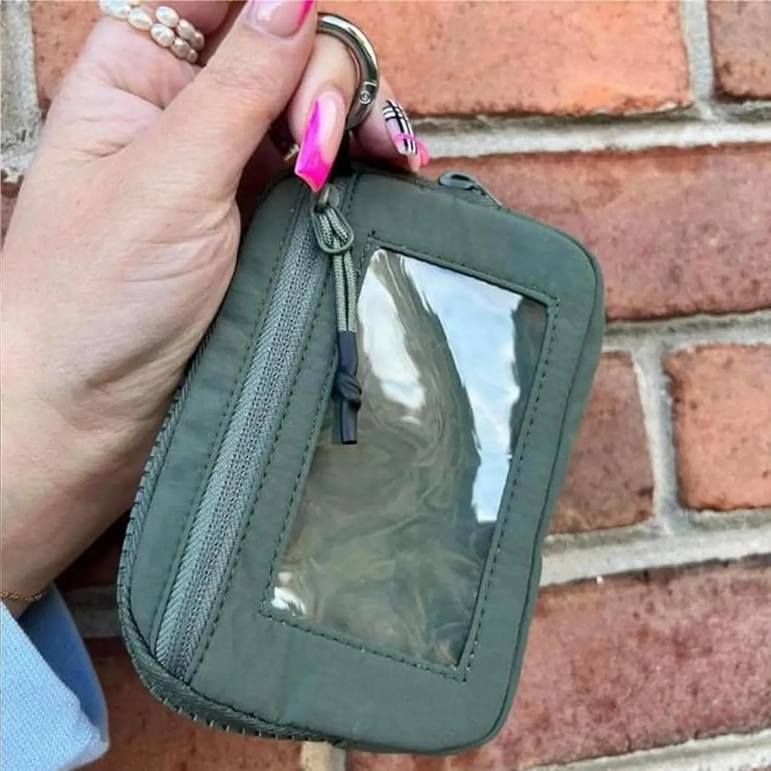 The Iris' Pouch Wallet,Iris' Wallet 2nd Gen,The Iris Pouch Wristlet Rainbow Wallet, Women's Waterproof Nylon Keychain Wallet (A4)