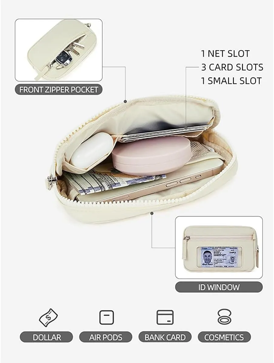 The Iris' Wallet 2nd Gen - Nylon Wristlet Wallet for Women with 3 Zipper Purses, Credit Card Holder & Phone Organizer Ideal