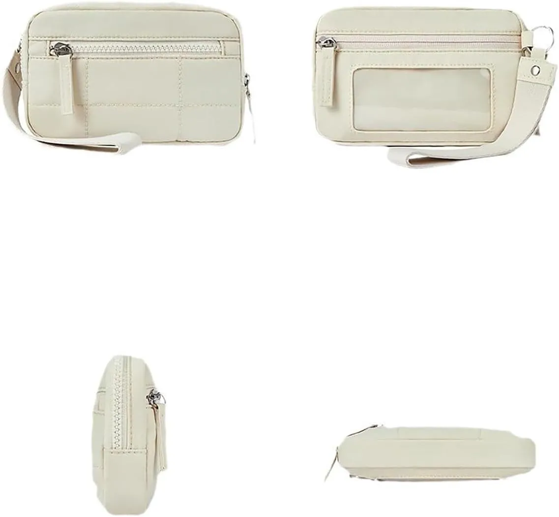 The Iris' Wallet 2nd Gen - Nylon Wristlet Wallet for Women with 3 Zipper Purses, Credit Card Holder & Phone Organizer Ideal