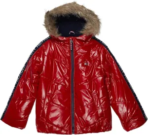 Tommy Hilfiger Girl's Chevron Puffer (Big Kids)