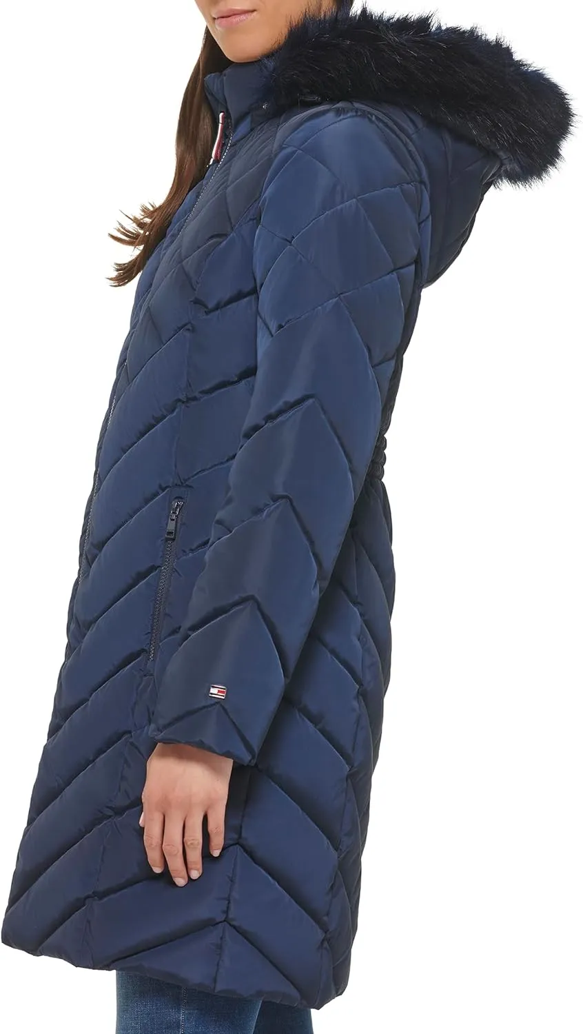 Tommy Hilfiger Women's Long Down Puffer Jacket