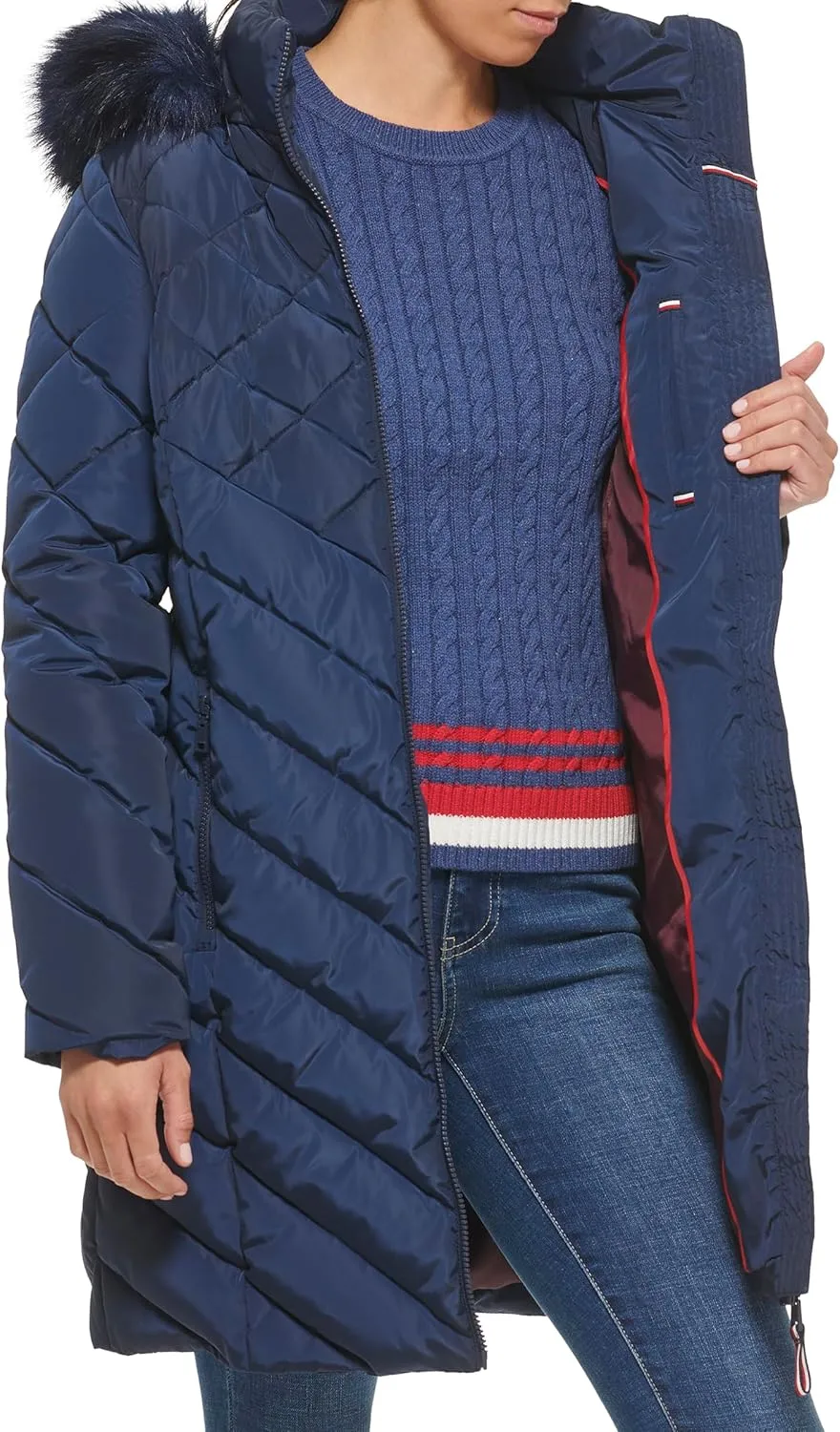 Tommy Hilfiger Women's Long Down Puffer Jacket