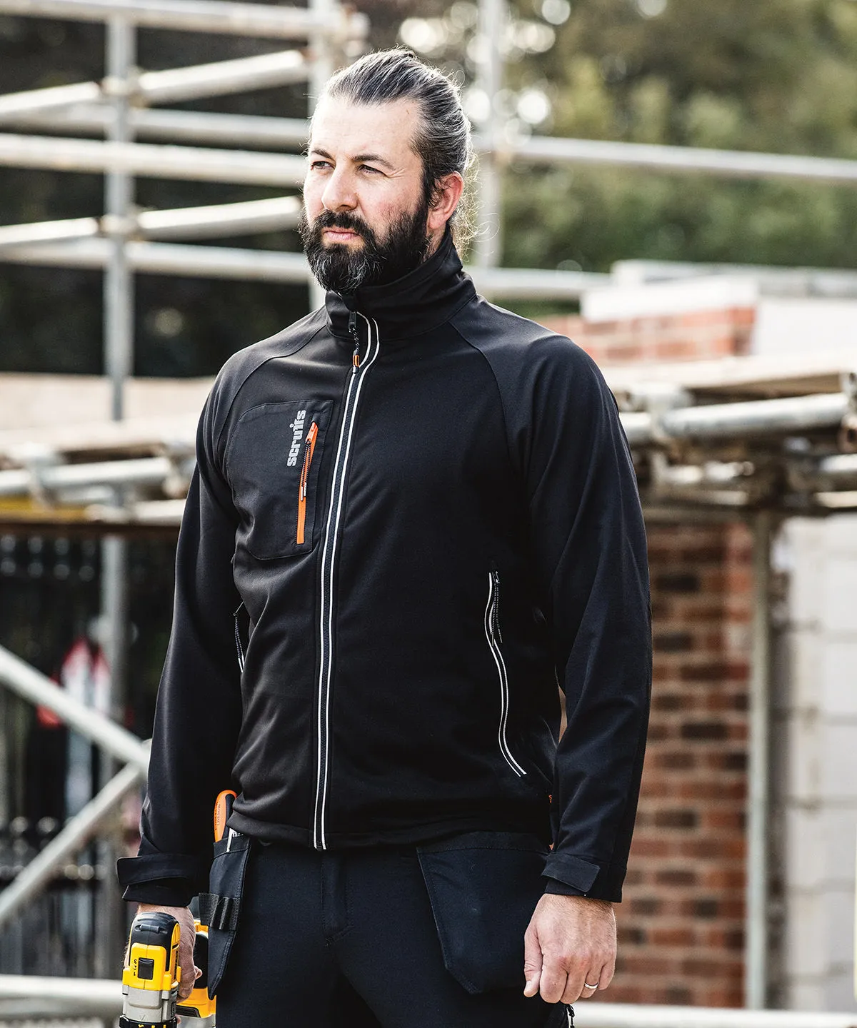 Trade Flex softshell jacket | Black