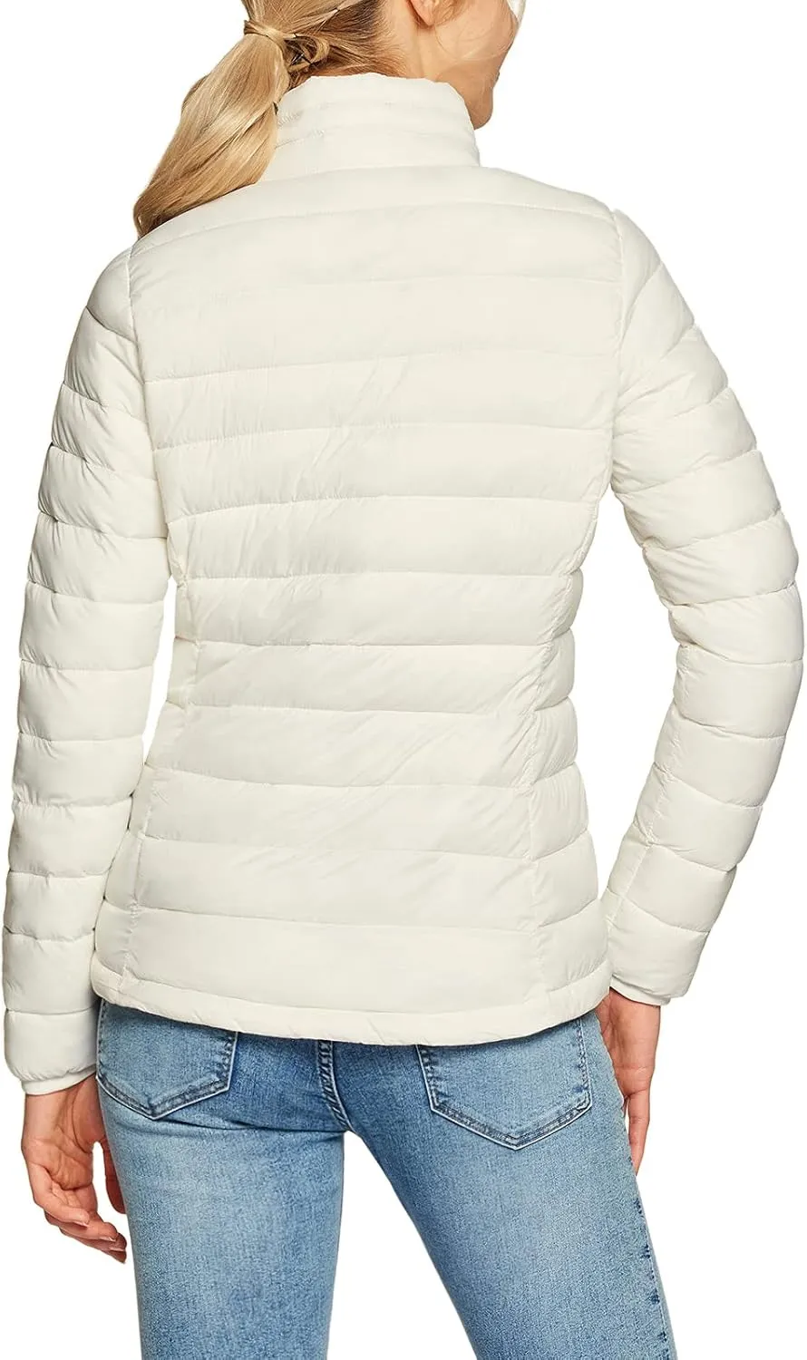 TSLA Women's Lightweight Packable Accent Puffer Jacket, Water-Resistant Winter Coat