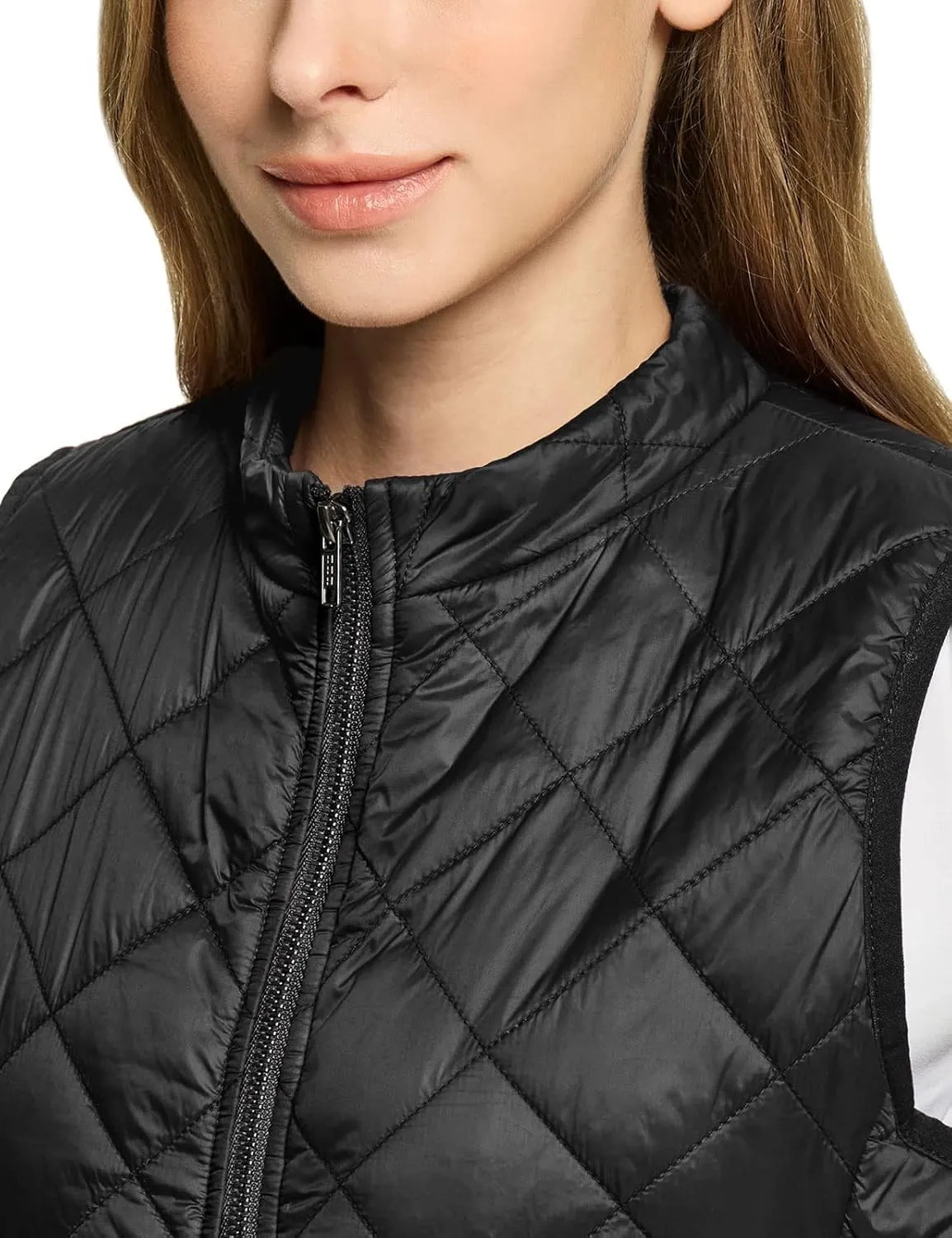 TSLA Women's Lightweight Packable Accent Puffer Jacket, Water-Resistant Winter Coat
