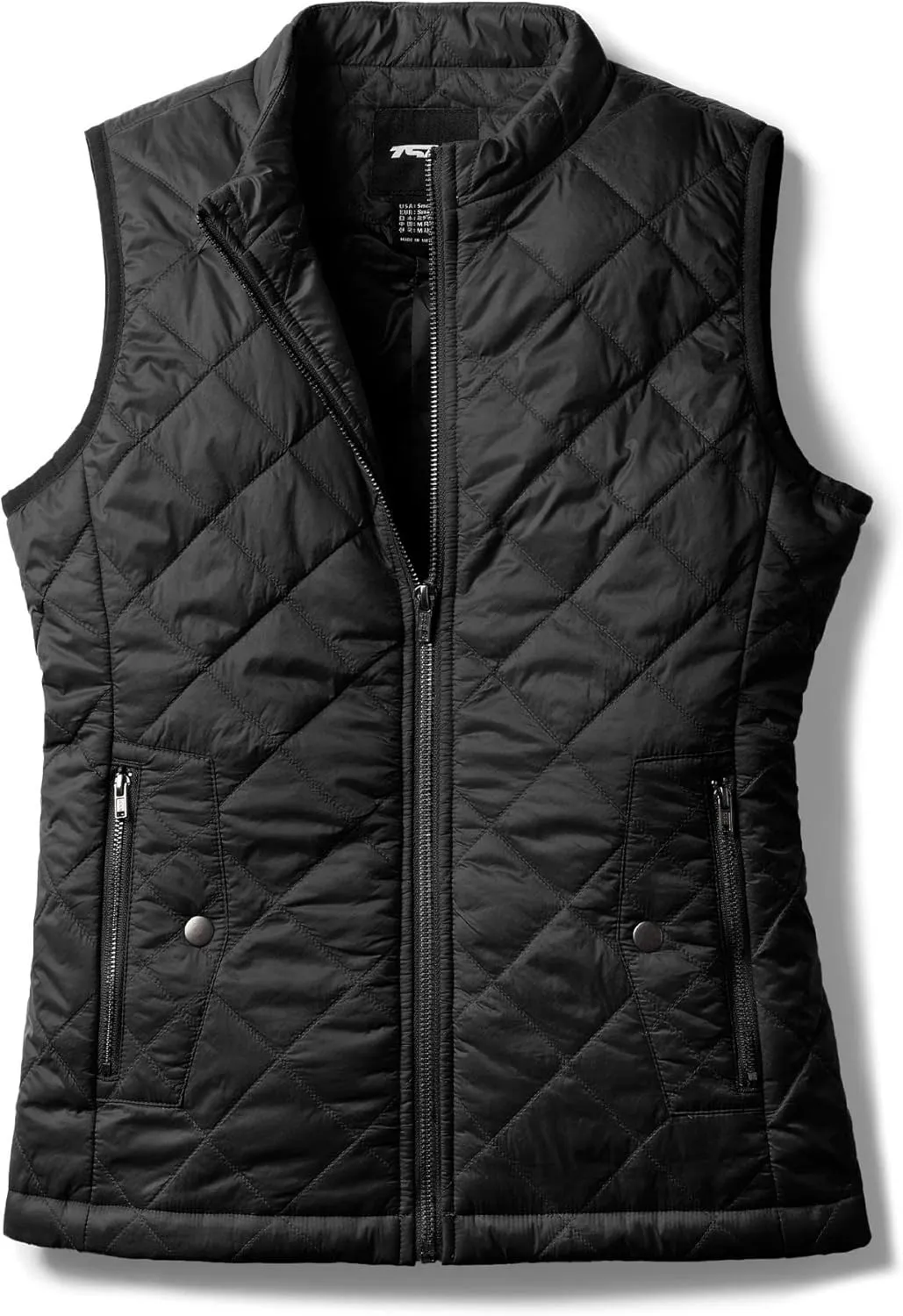 TSLA Women's Lightweight Packable Accent Puffer Jacket, Water-Resistant Winter Coat
