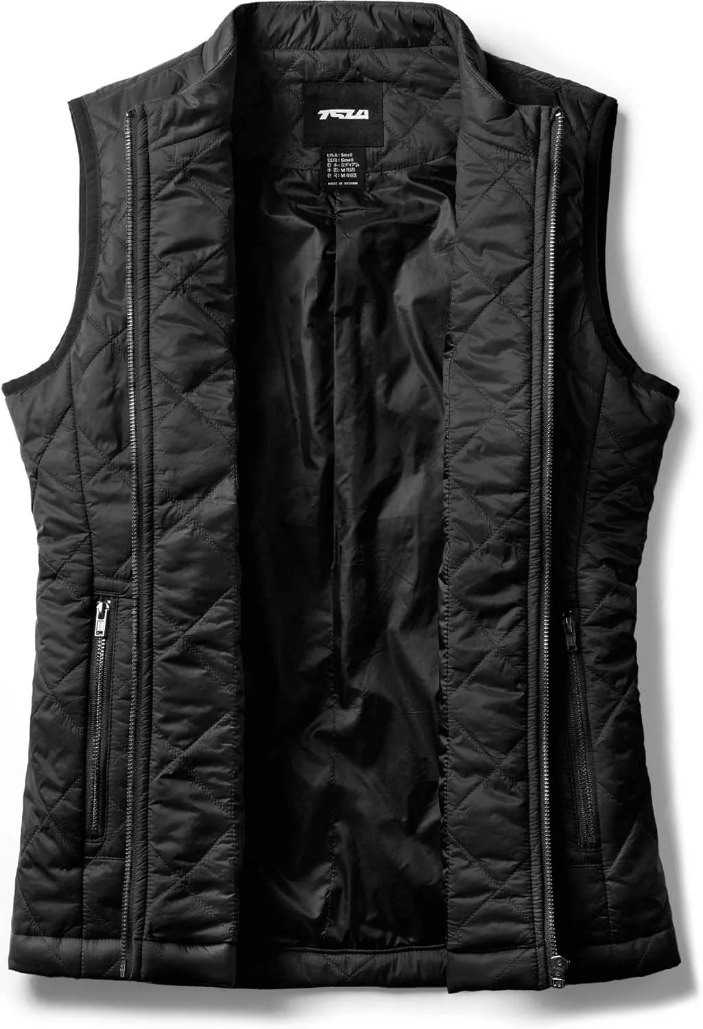 TSLA Women's Lightweight Packable Accent Puffer Jacket, Water-Resistant Winter Coat