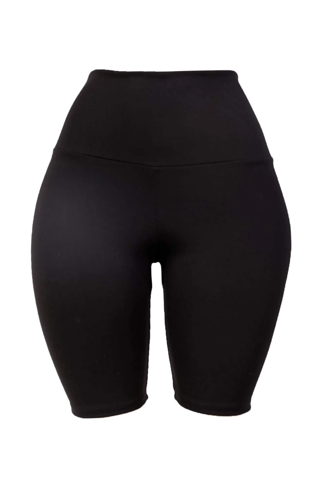 TUMMY CONTROL High Waist Biker Short W/ Ponte Roma (fits up to Plus)
