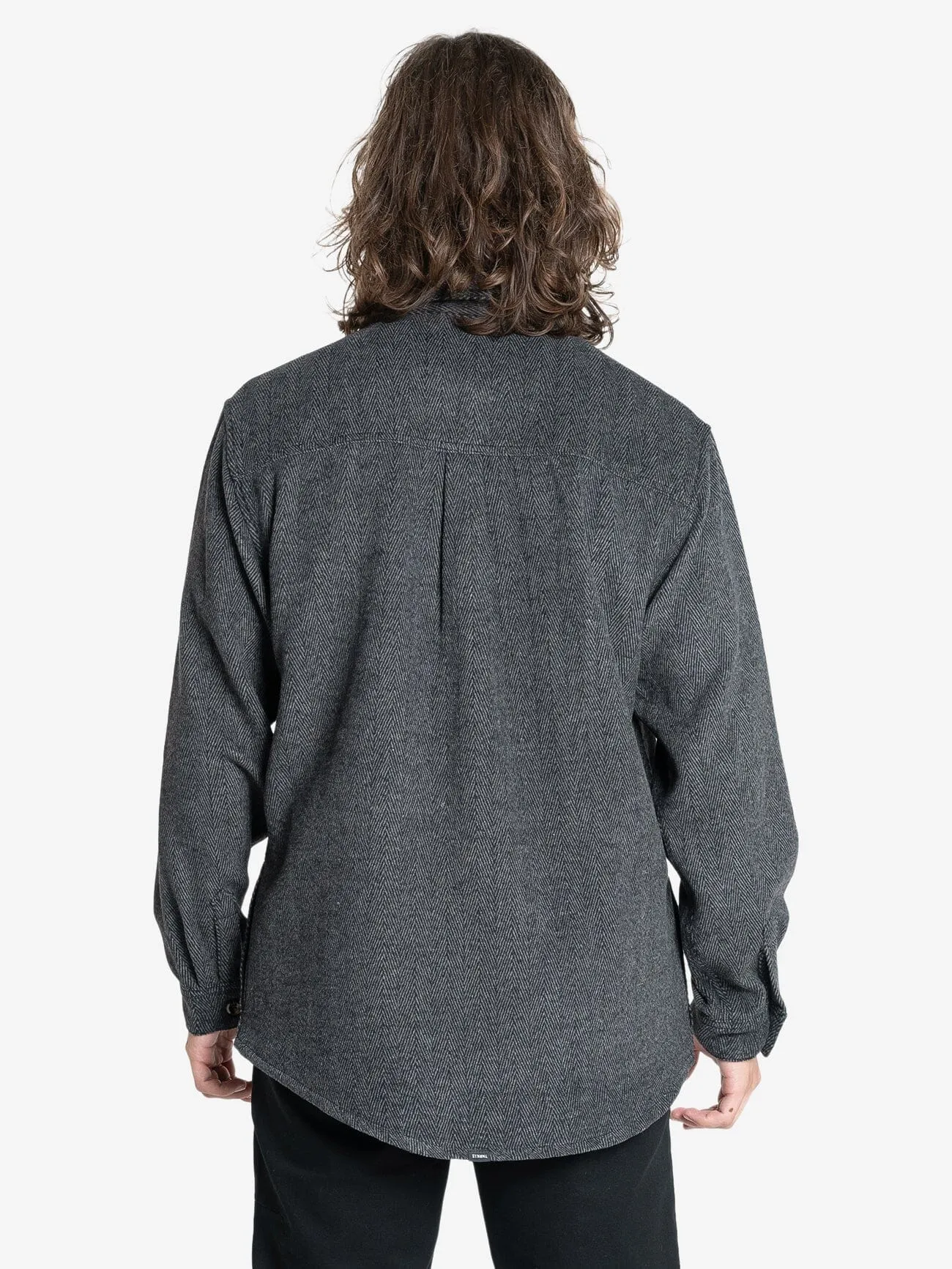 United Front Long Sleeve Flannel - Black