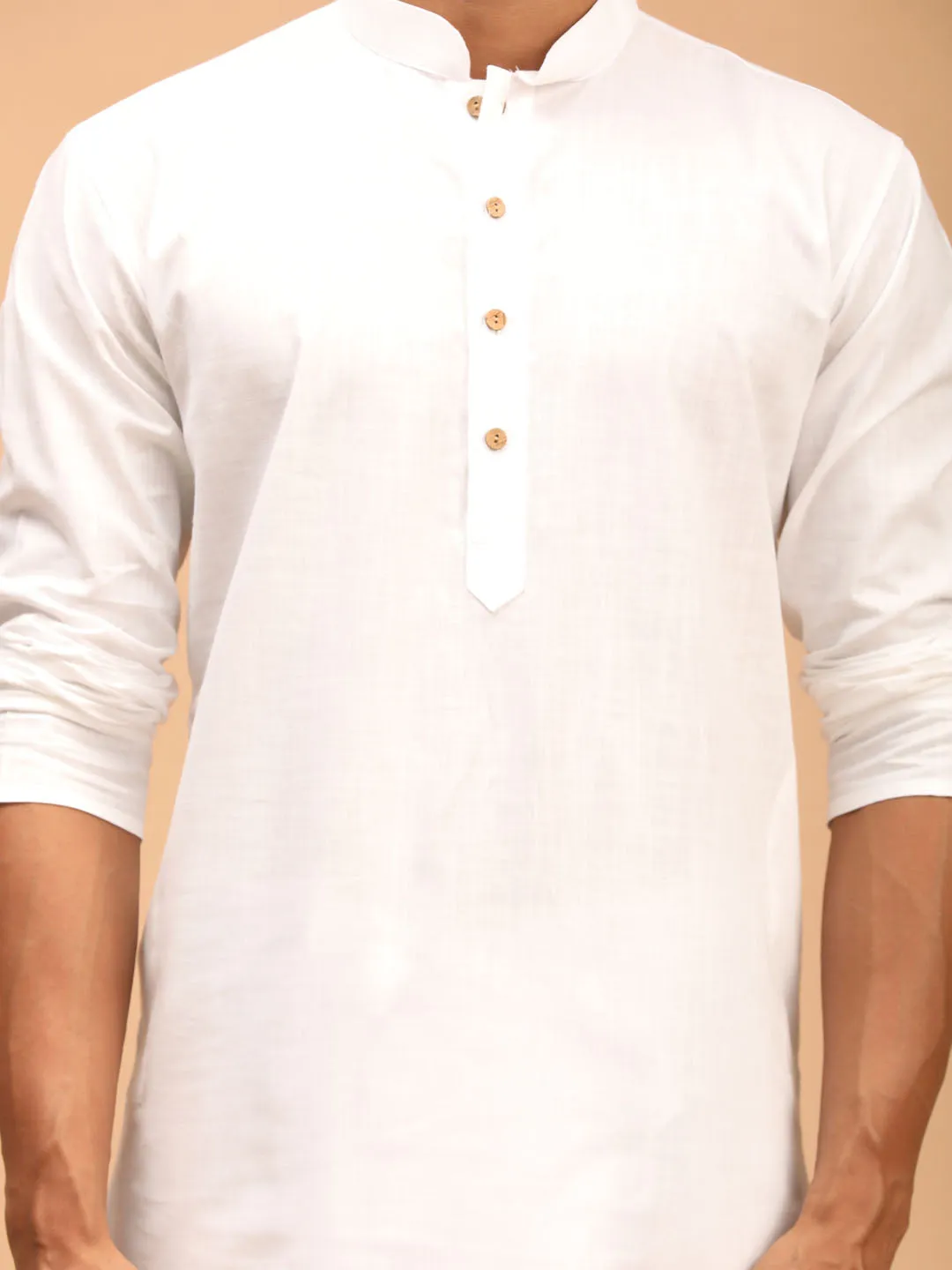 VASTRAMAY Black Ikkat Nehru Jacket Set
