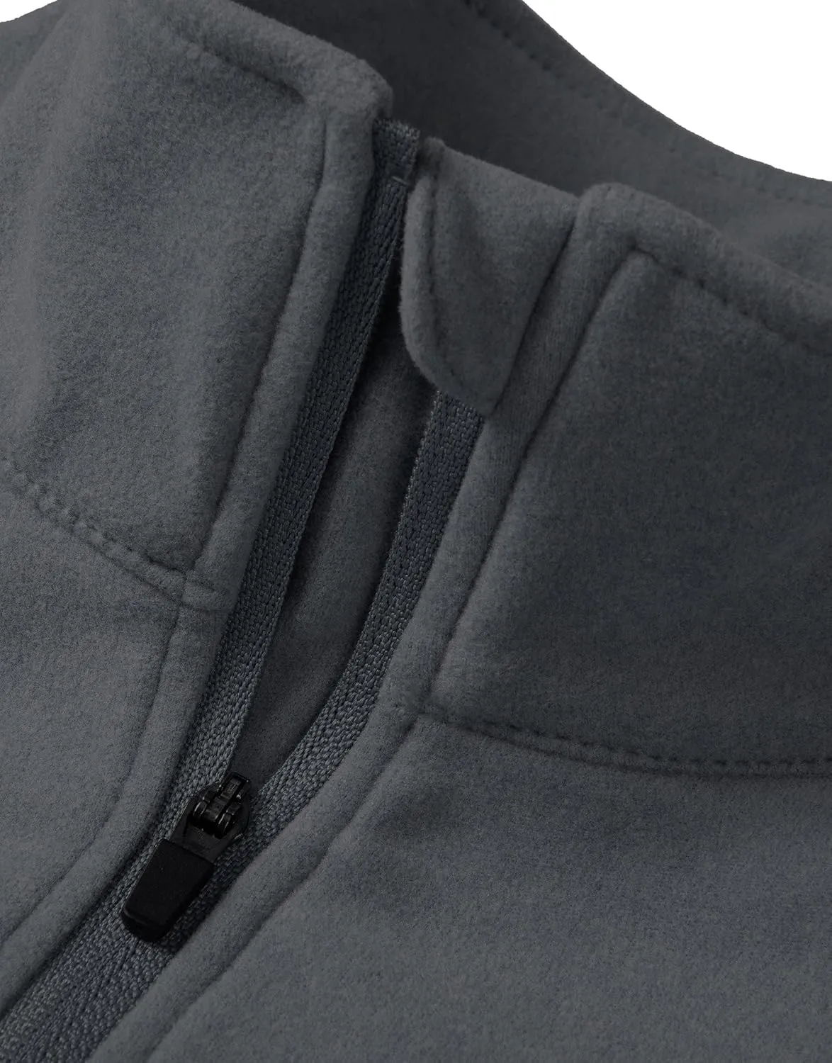 Willit Men's Fleece Pullover Winter Shirts Long Sleeve Quarter Zip Cold Weather Golf Hiking Casual Warm Shirts