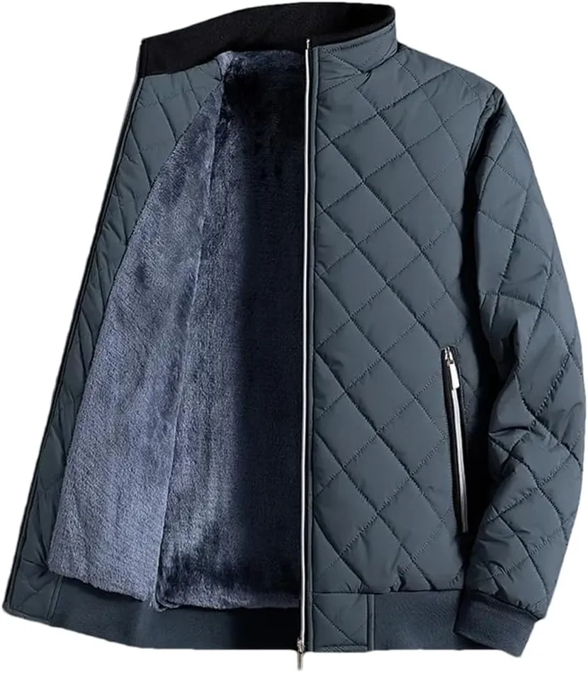 Winter Jacket Men's Cotton Padded Jackets Thicken Warm Coats Lightweight Men Quilted Jacket